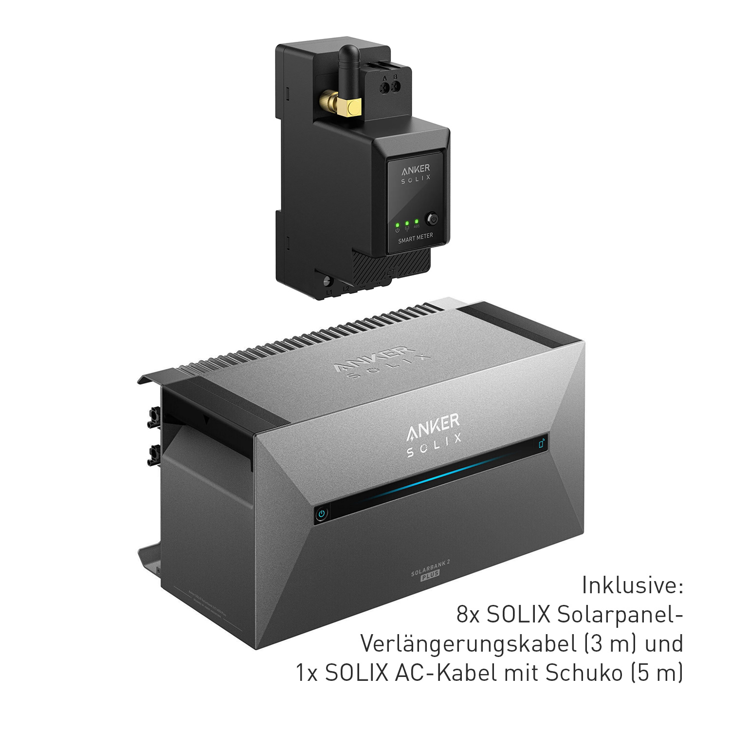 Anker SOLIX Solarbank 2 E1600 PRO Balkon-Stromspeichersystem inkl. Smart Meter