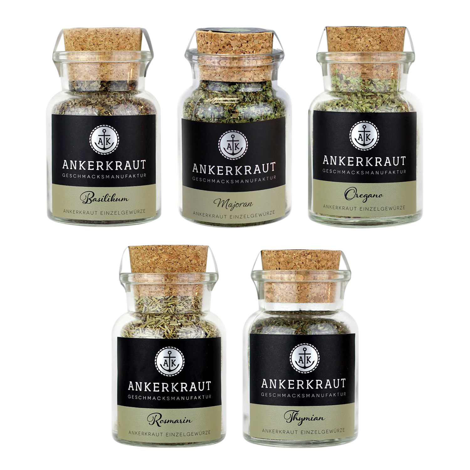 Ankerkraut Gewürz-Set Mediterranes Kräuterbeet