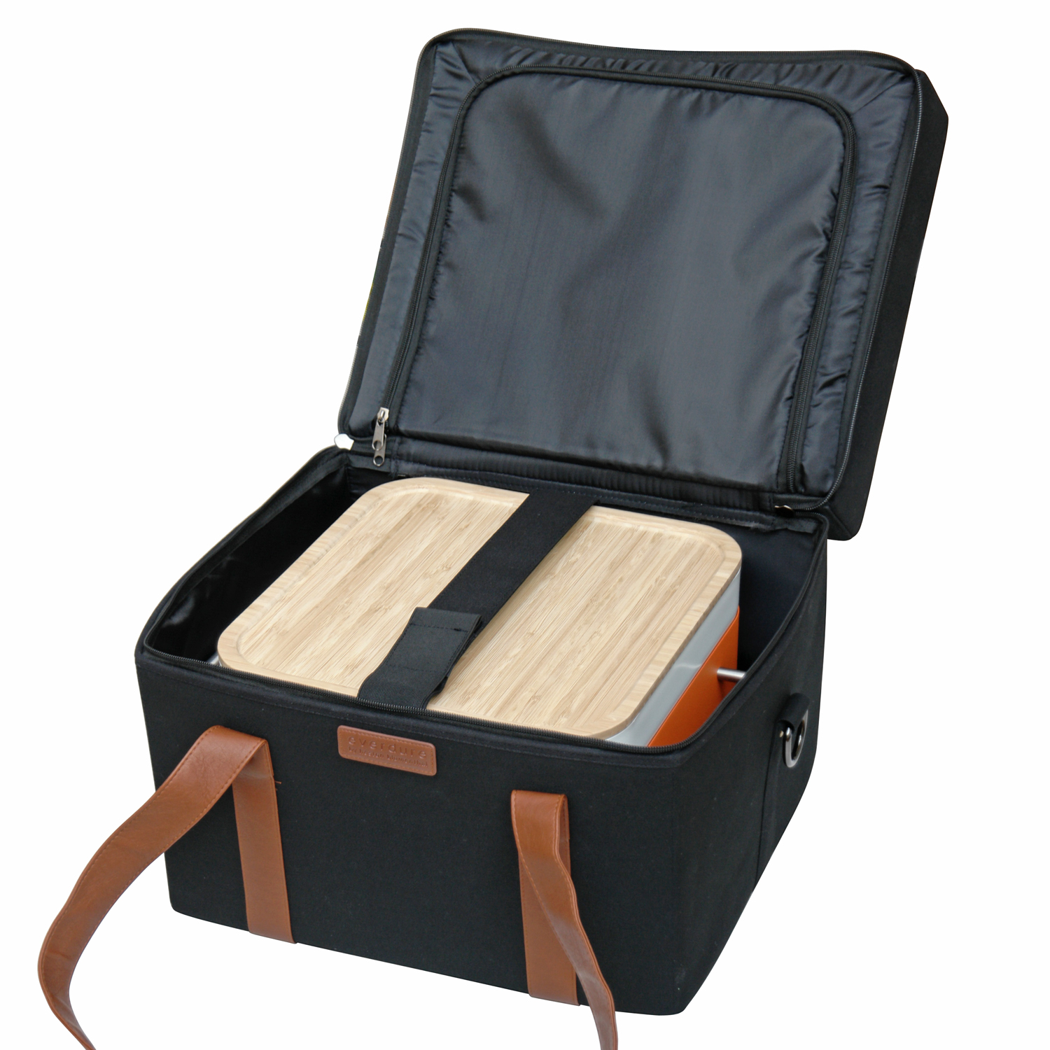 Everdure CUBE Holzkohlegrill Khaki + Tragetasche