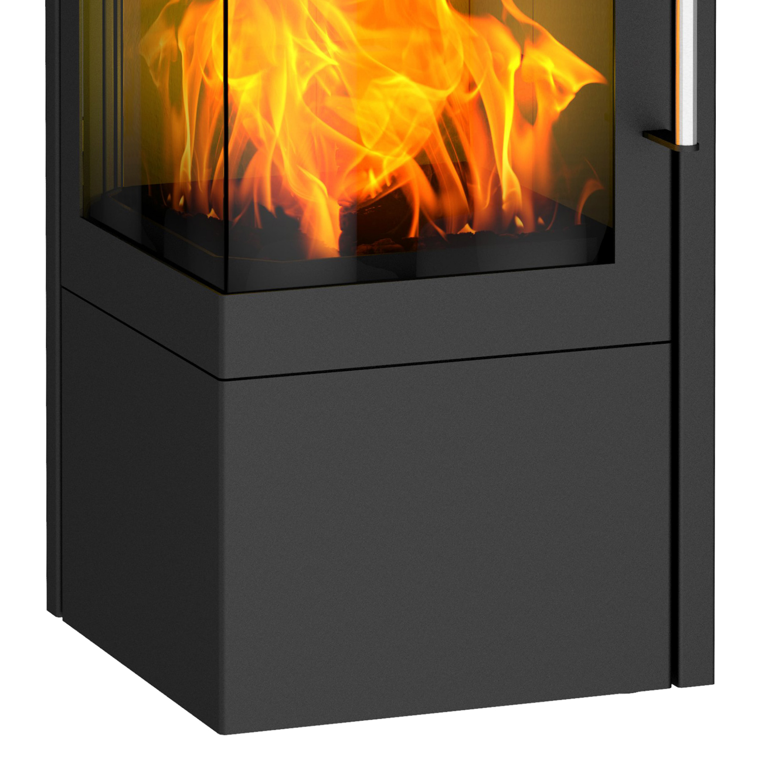 Fireplace Royal Kaminofen Stahl Schwarz