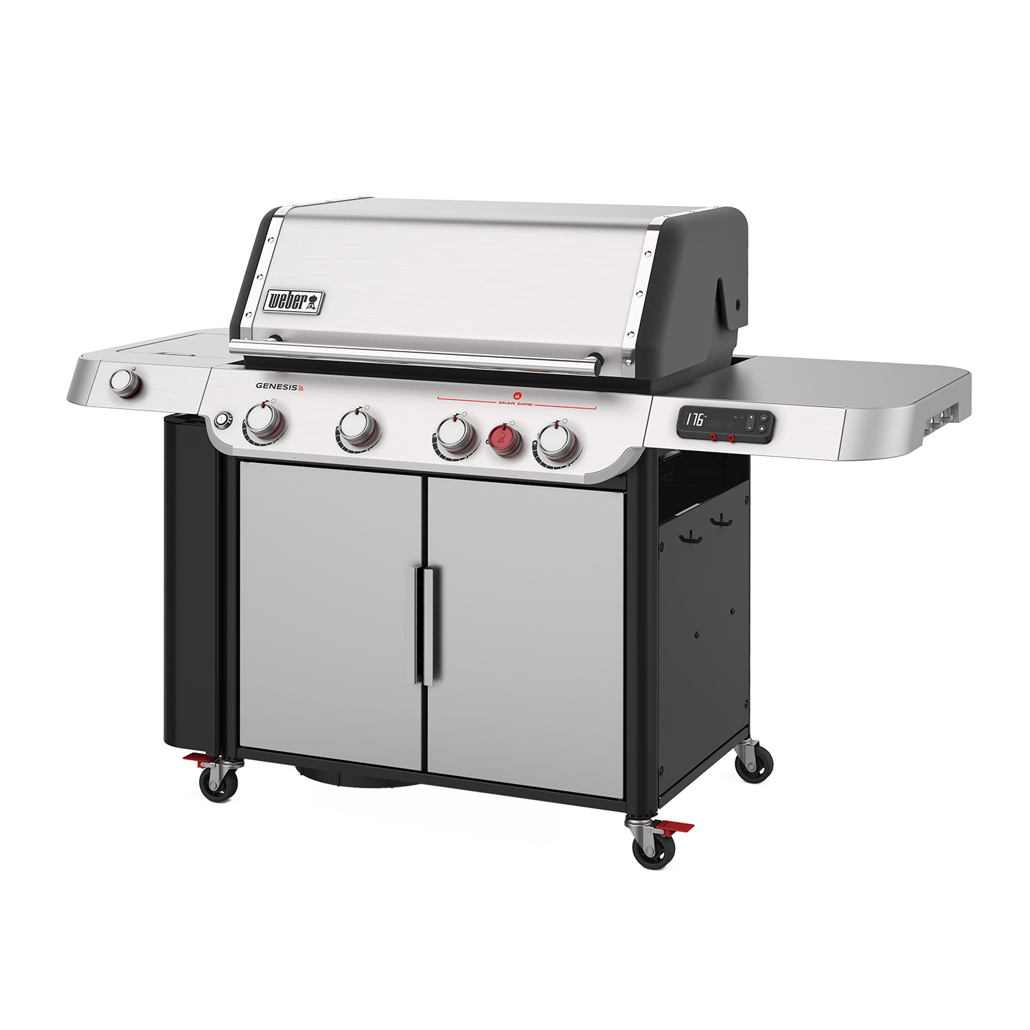 Weber Genesis SX-435 Smart Gas-Grillstation Edelstahl