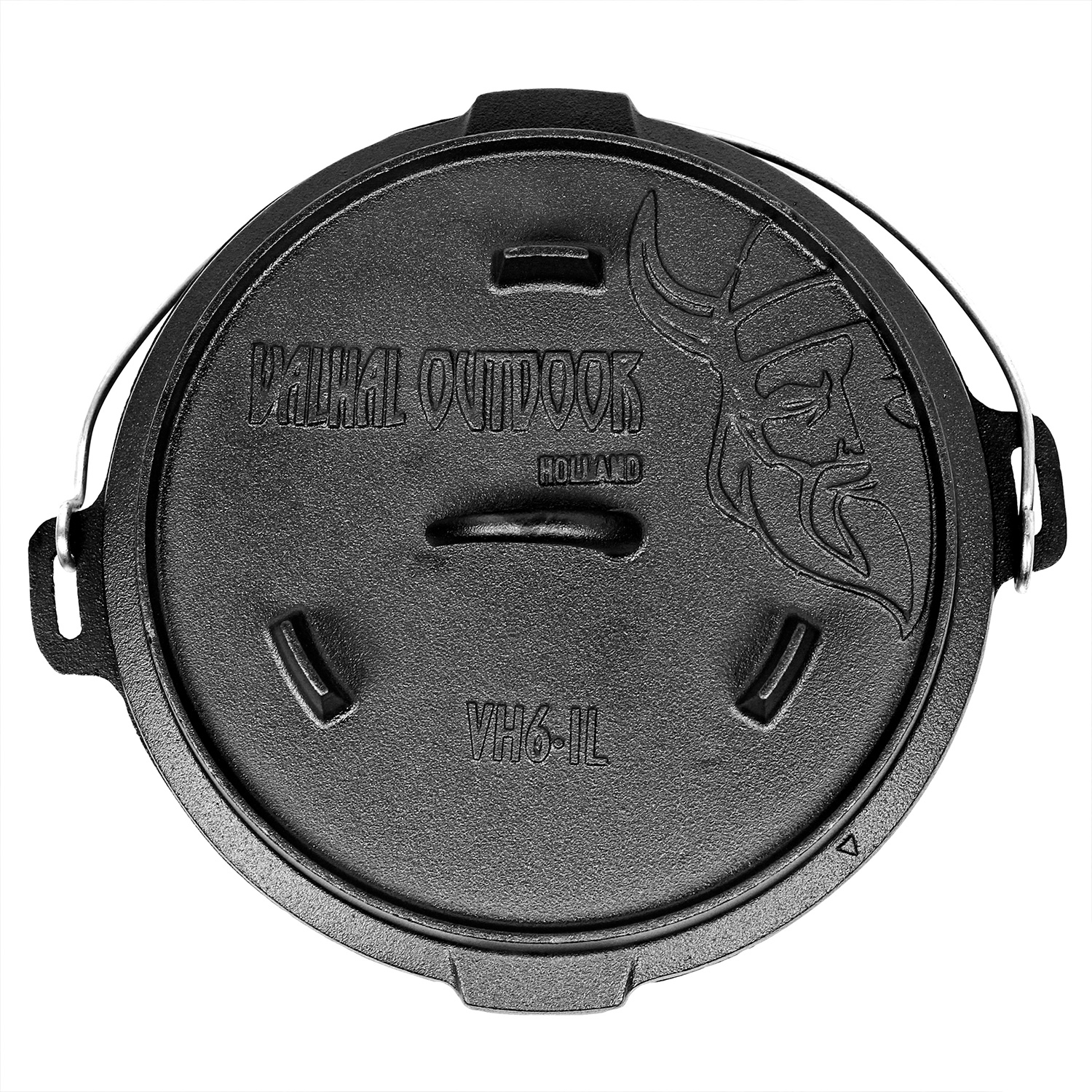 Valhal Outdoor Dutch Oven 6,1 l mit Füßen