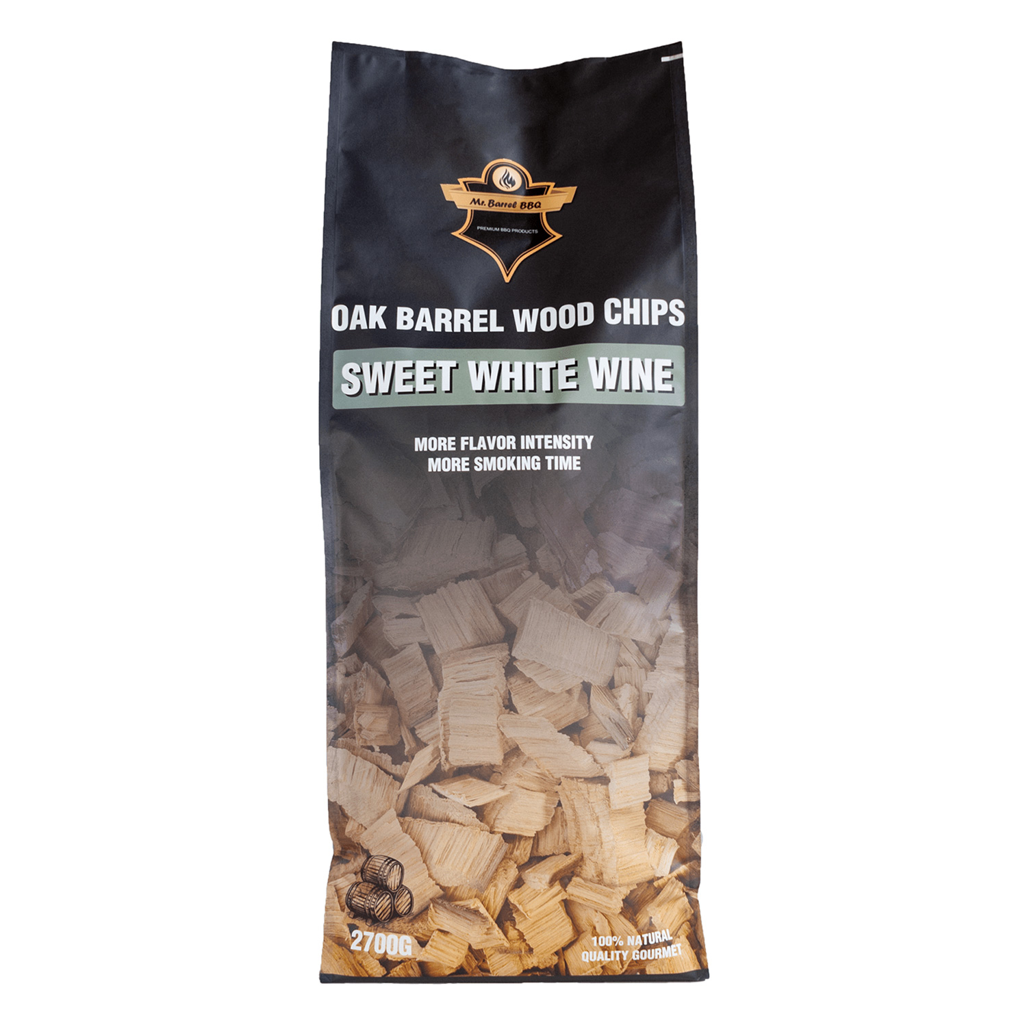 Mr. Barrel BBQ Smoking Chips XL Sweet White Wine, 2,7 kg