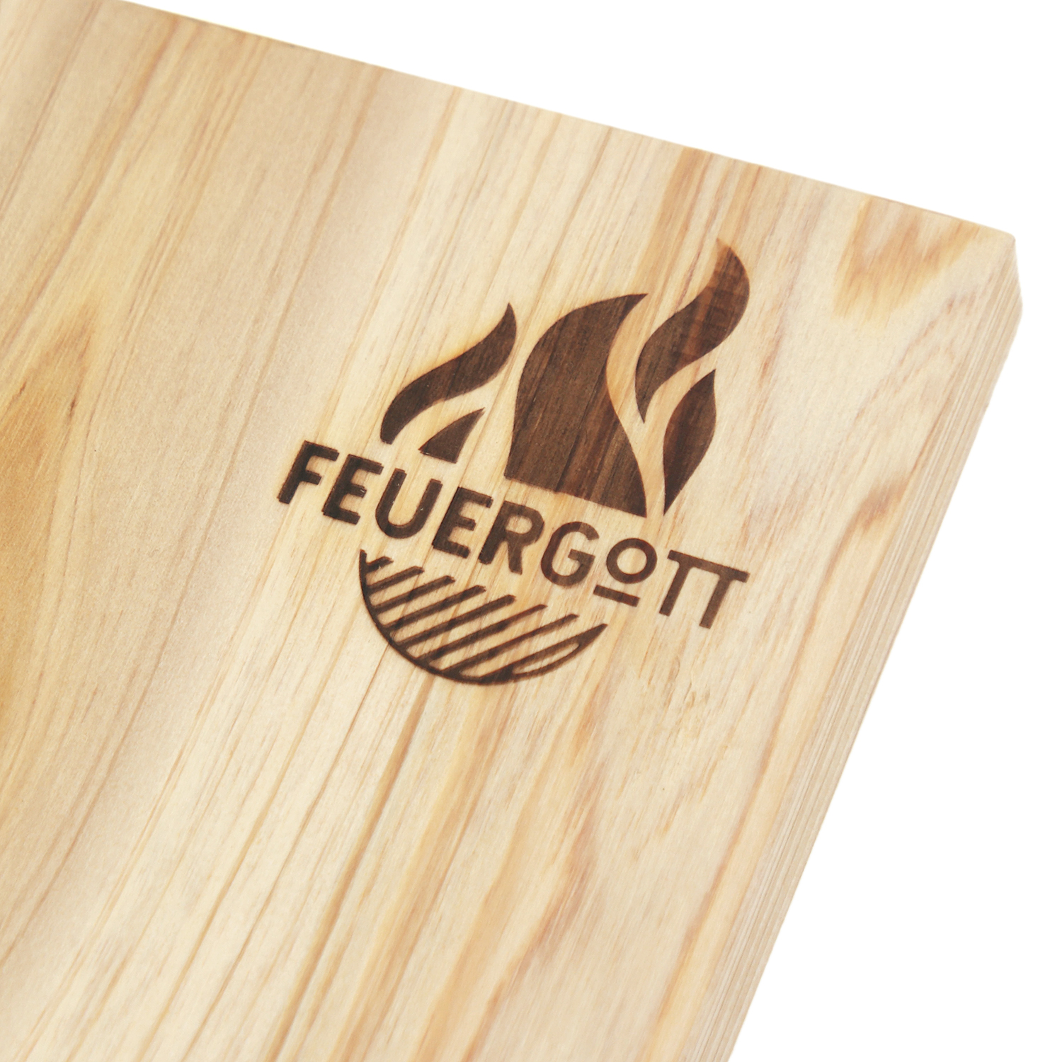 FEUERGOTT Flammlachsbrett Classic 2er-Set