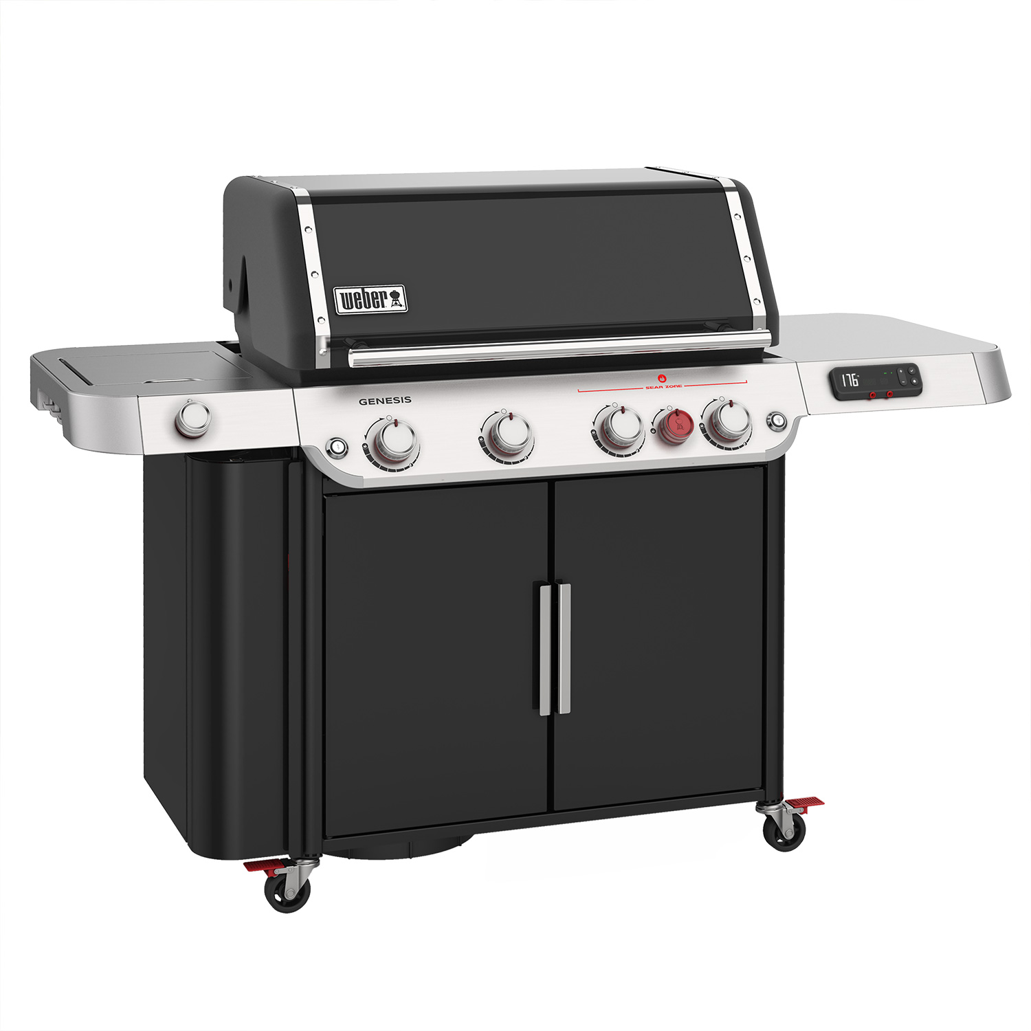 Weber Genesis EPX-470 Smart Gas-Grillstation Schwarz inkl. Grillplatte