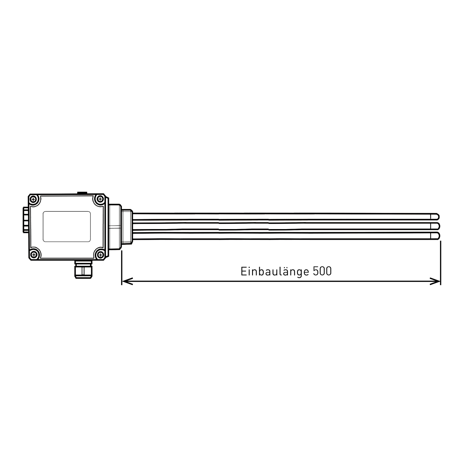 Einschraubheizung / Heizpatrone ESH 4.50 - 4,5 kW - 500 mm