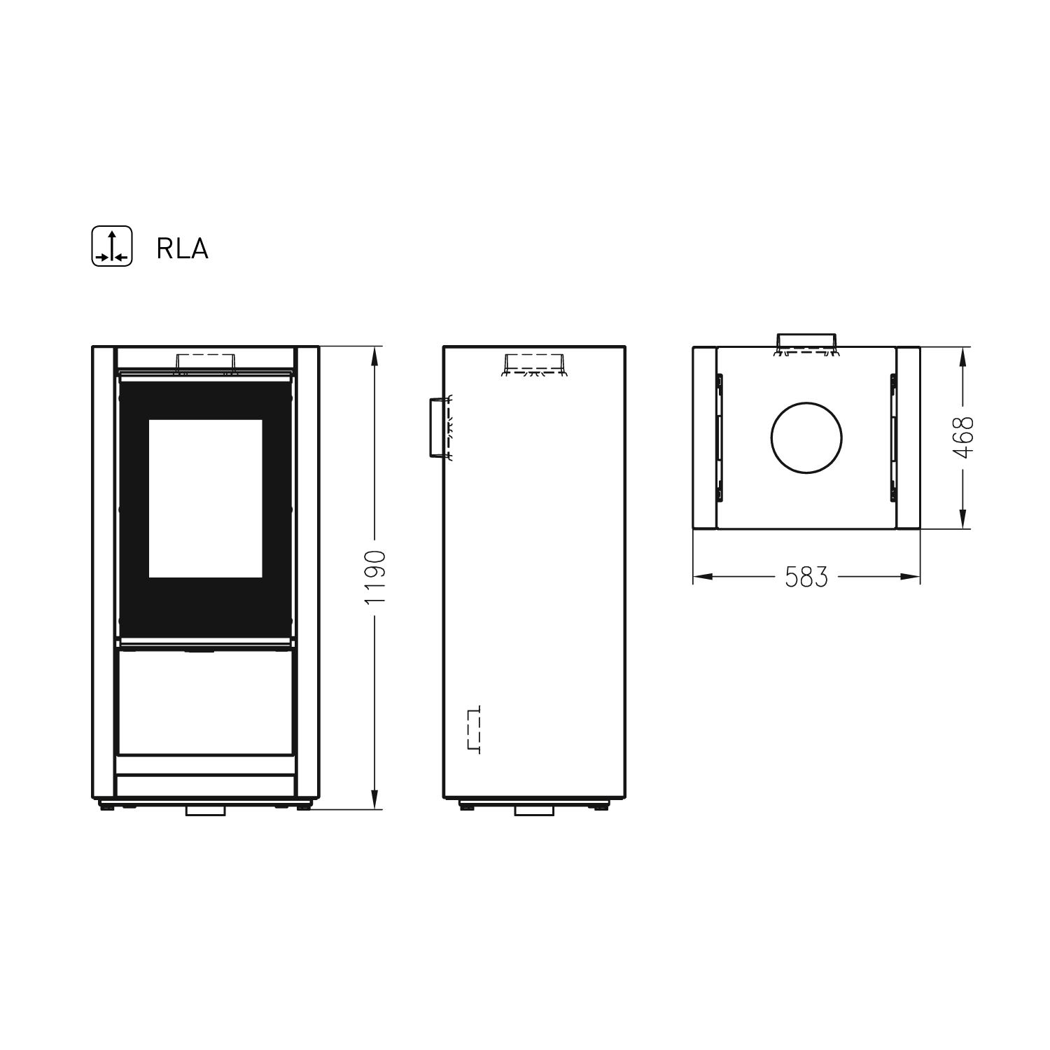 Spartherm Ambiente a7 Kaminofen Nero