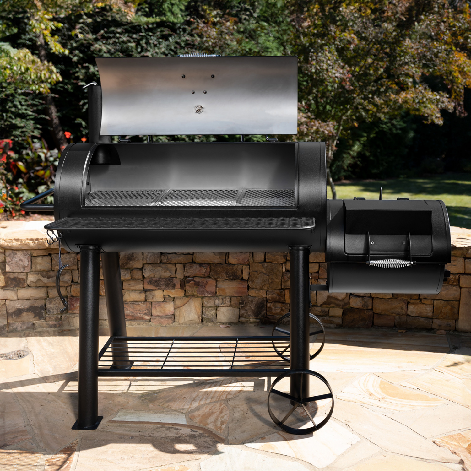 Char-Griller Competition Pro Offset-Smoker und Holzkohlegrill