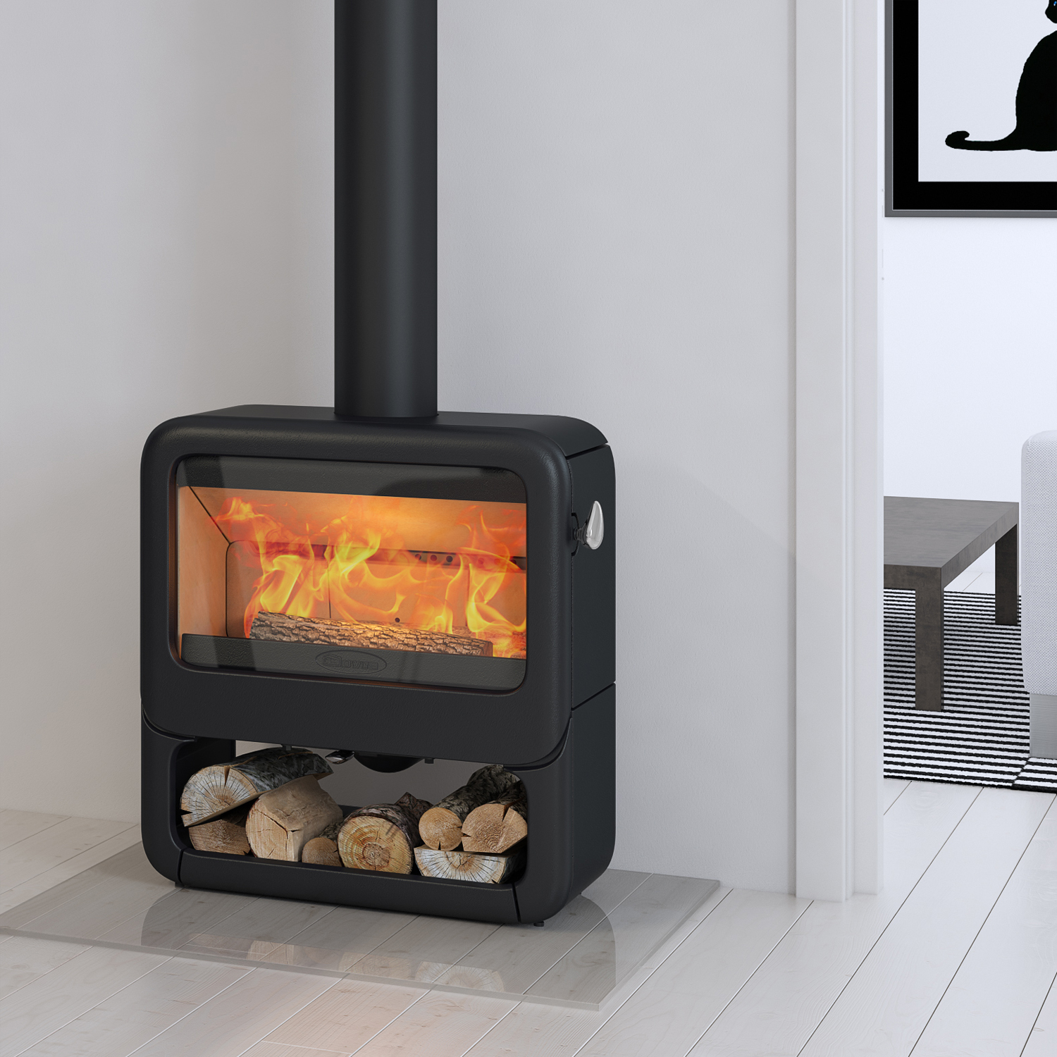 Dovre Rock 500 WB Kaminofen Gusseisen Schwarz, Bauart 2