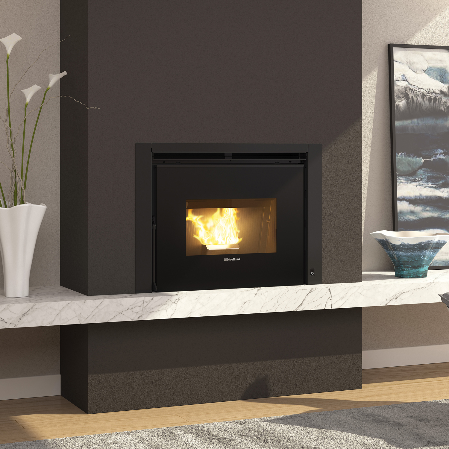 Extraflame Comfort P70 Air Pellet-Kamineinsatz