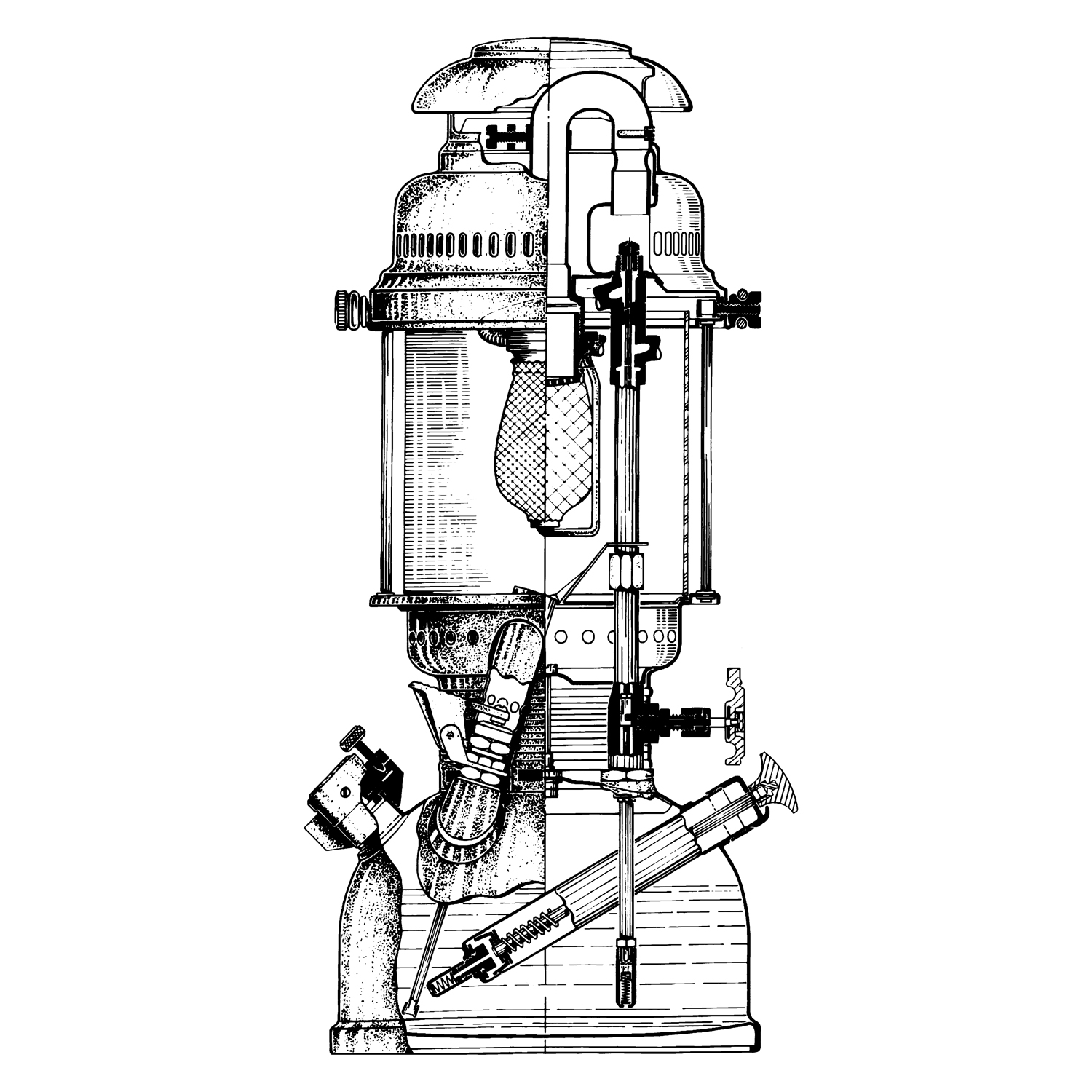 Petromax Petroleumleuchte HK500 Chrom