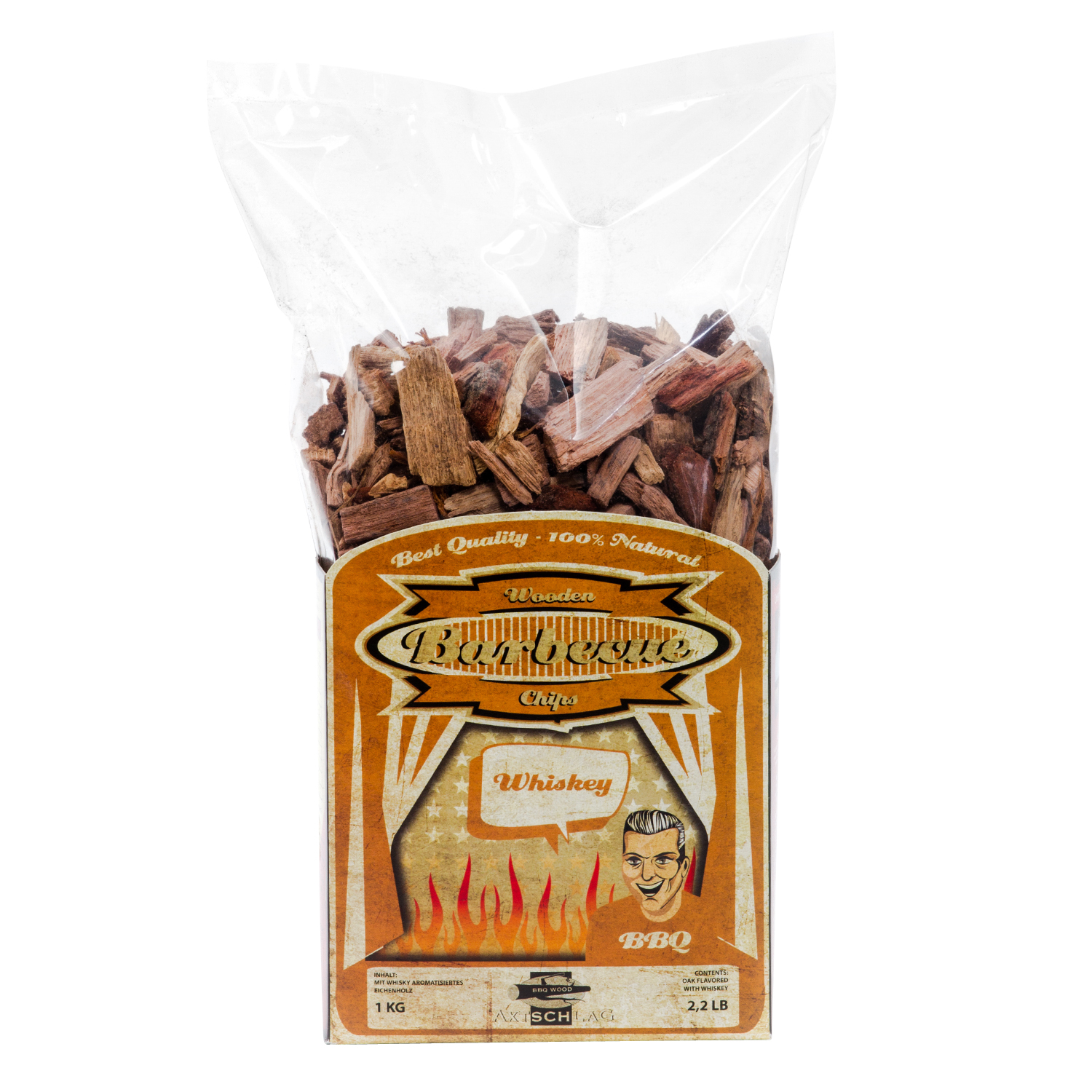 Axtschlag Wood Smoking Chips Whisky-Eiche 1 kg