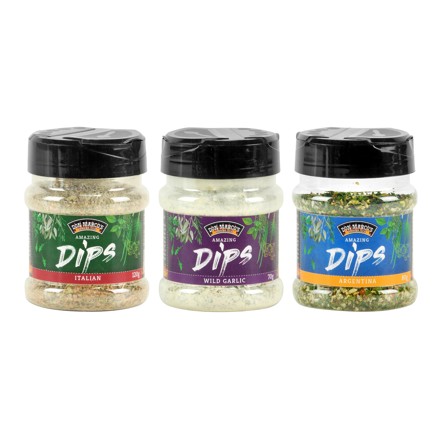 Don Marco's Dip 3er-Set: Italian, Wild Garlic & Mexican