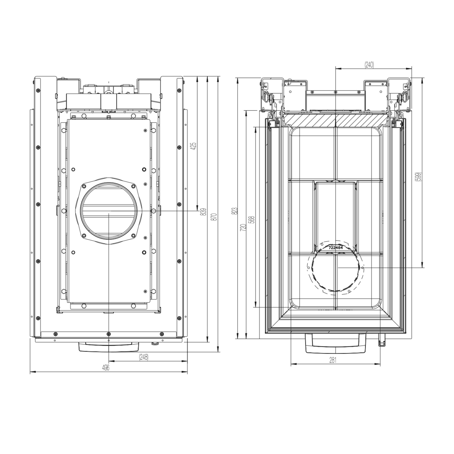 Austroflamm 48x72x51 S3 2.0 Kamineinsatz