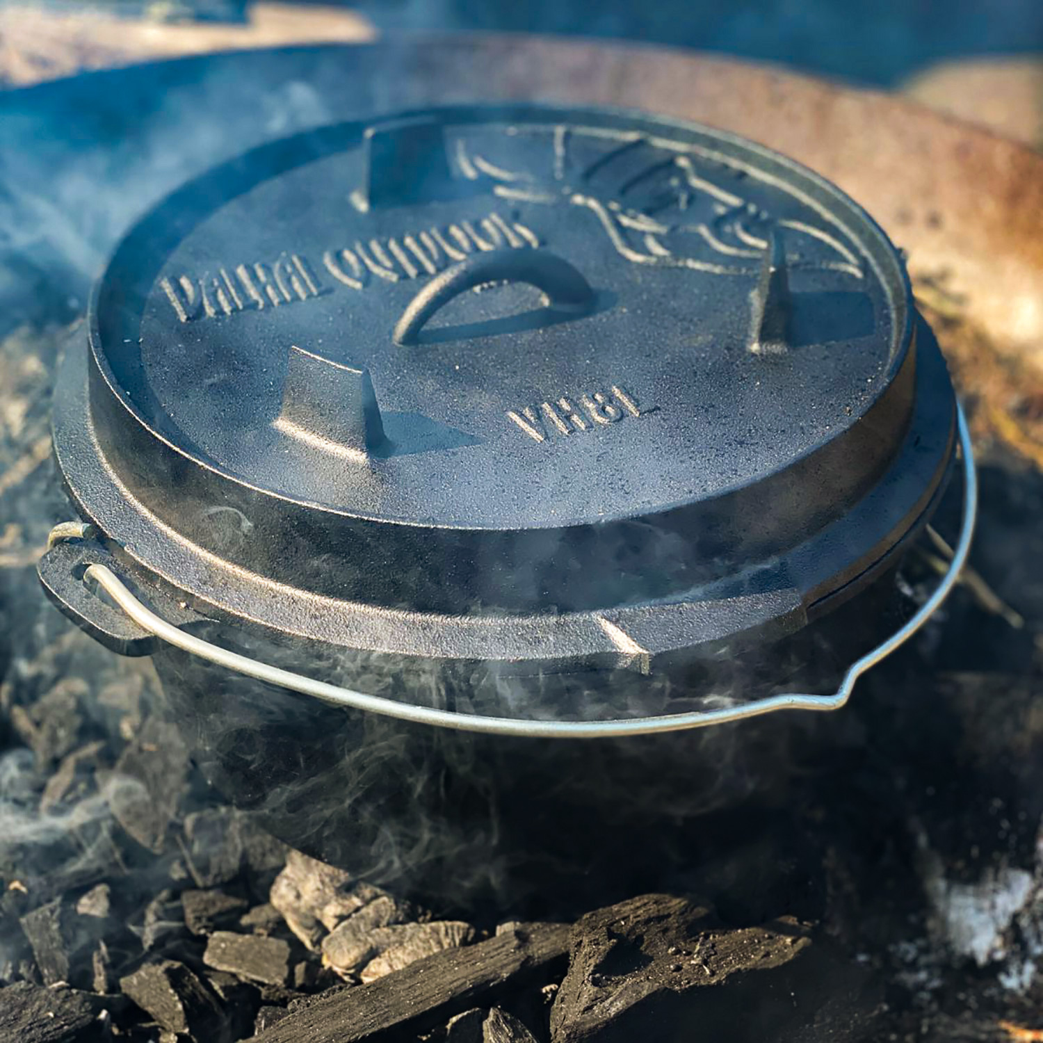 Valhal Outdoor Dutch Oven 8 l mit Füßen