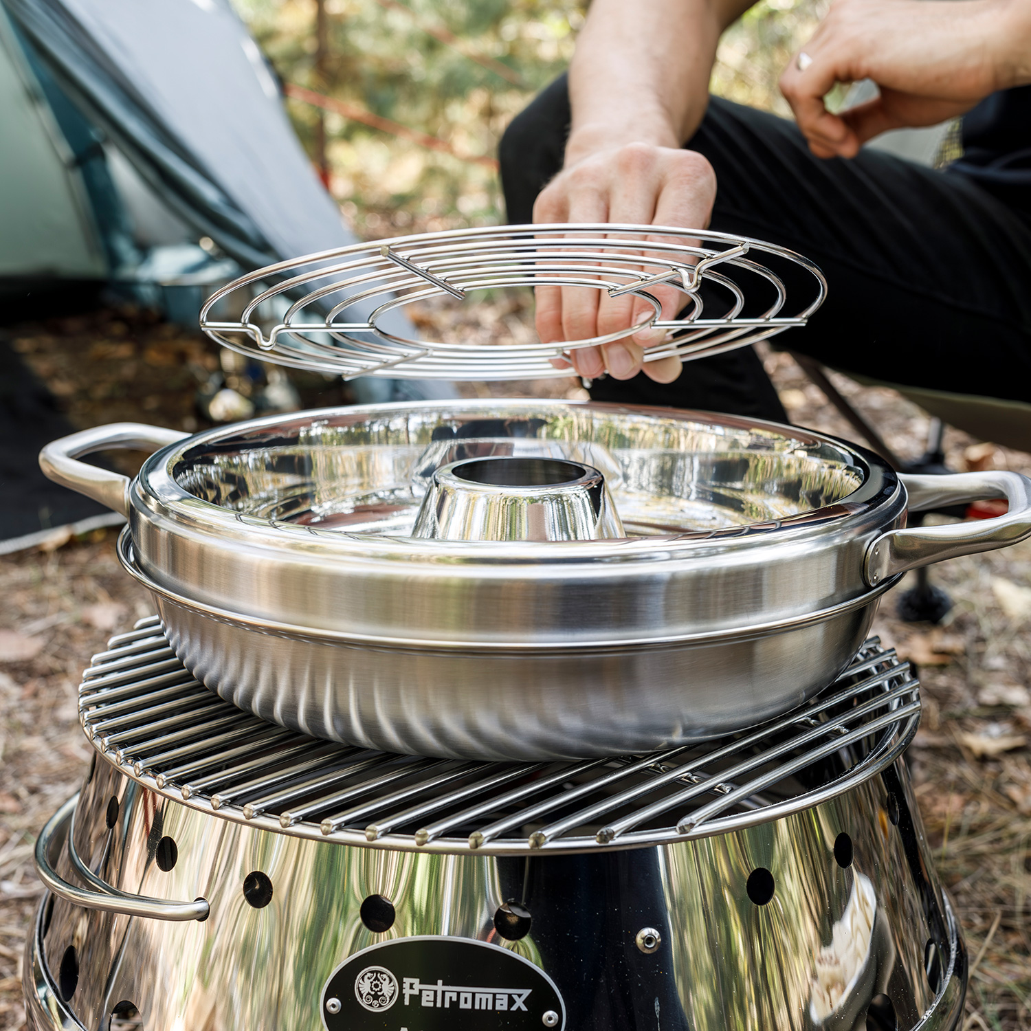 Petromax Grillrost für Camping-Backofen