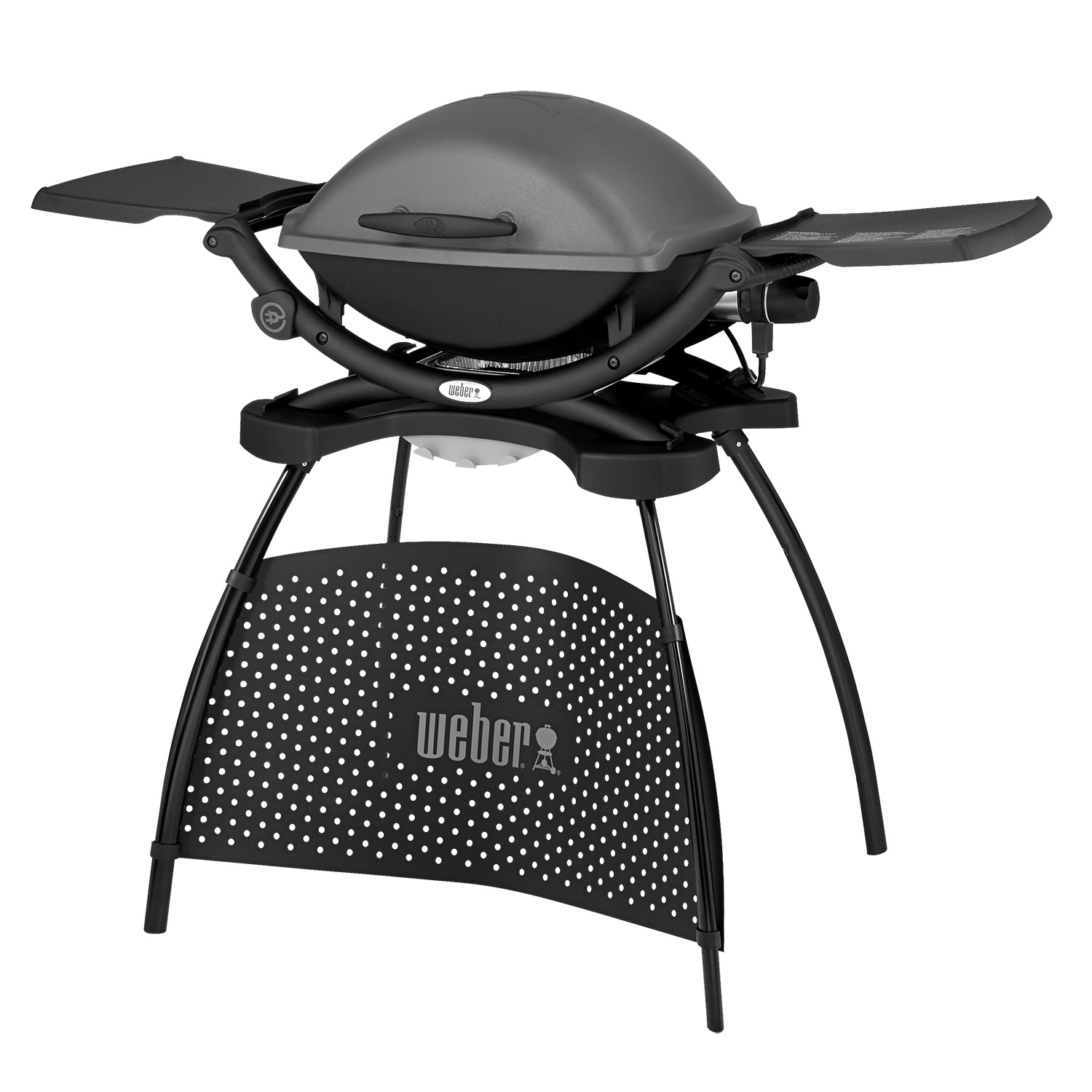 Weber Q 2400 Stand Elektro-Kugelgrill Dunkelgrau