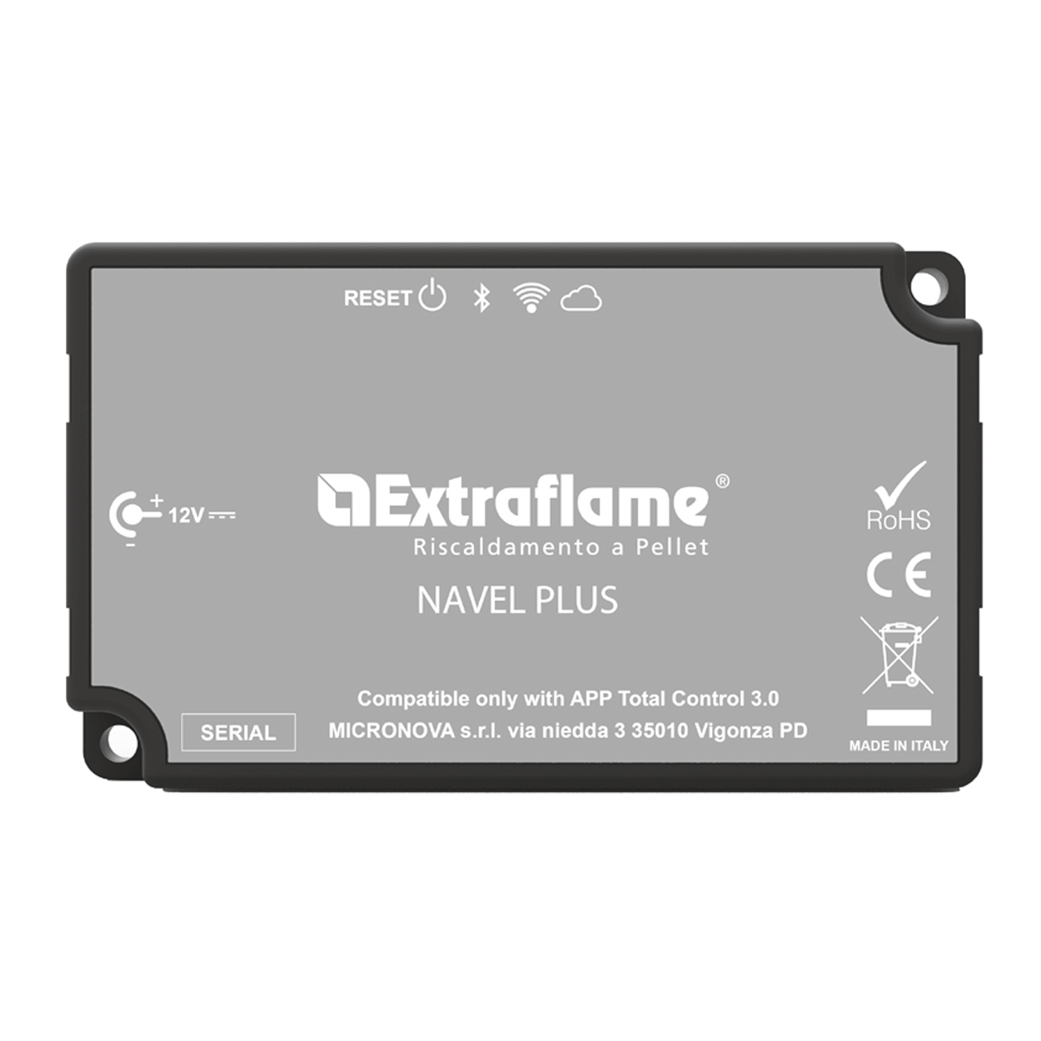 Extraflame WiFi-Modul 2022 Grau für Total Control 3.0