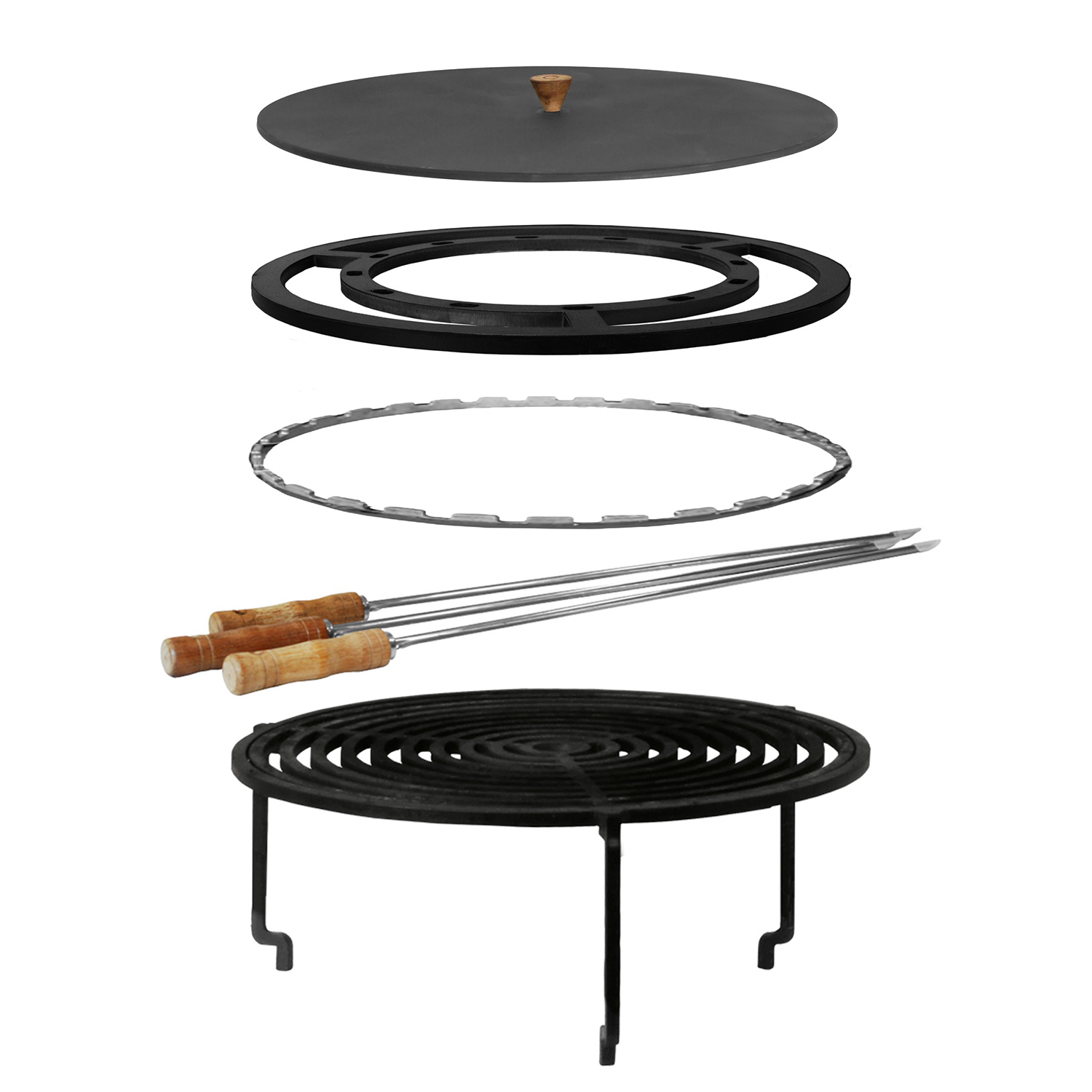 OFYR Grillzubehör-Set PRO für XL Corten 150