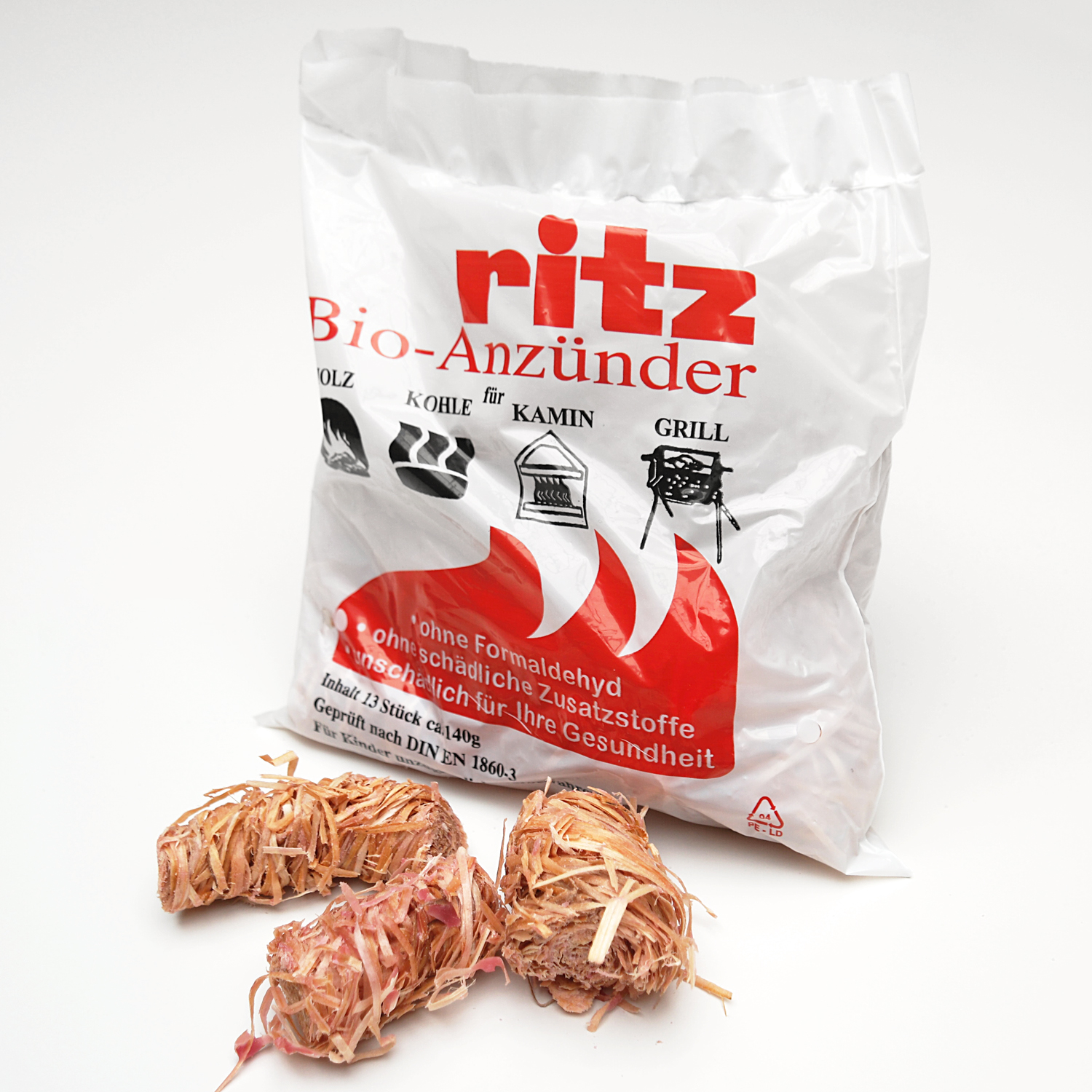 RITZ  Bio - Kaminanzünder, Großkarton 650 Stück