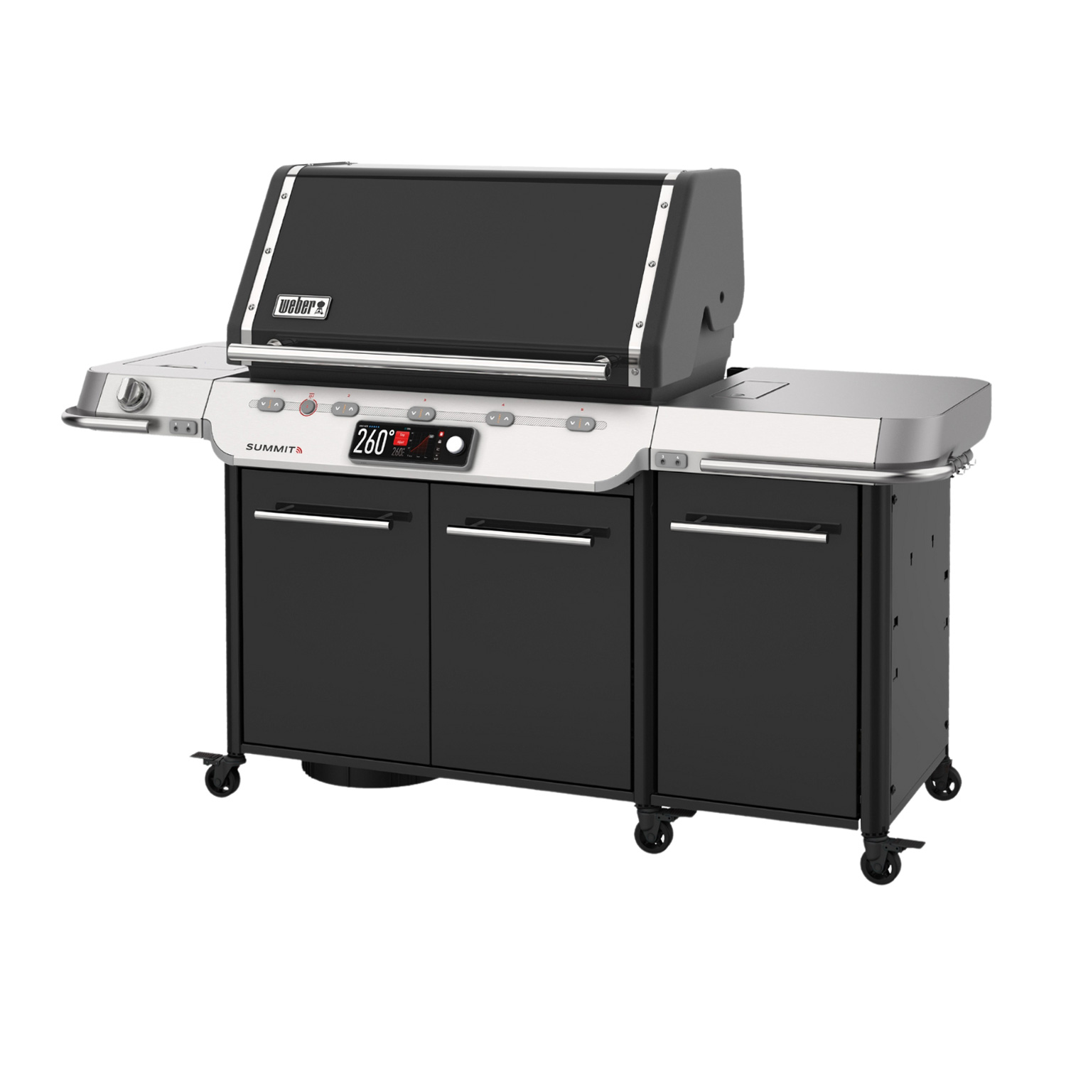 Weber Summit FS38X E Smart Gas-Grillstation Schwarz