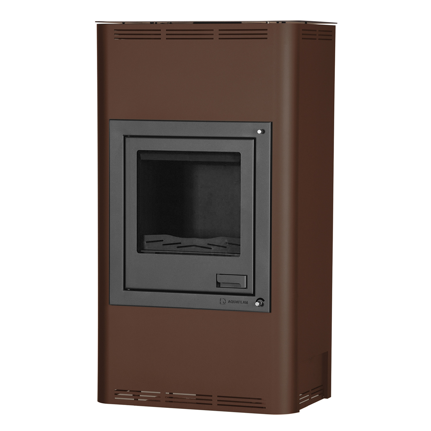 Aquaflam 17 Basic Wasserführender Kaminofen Brown