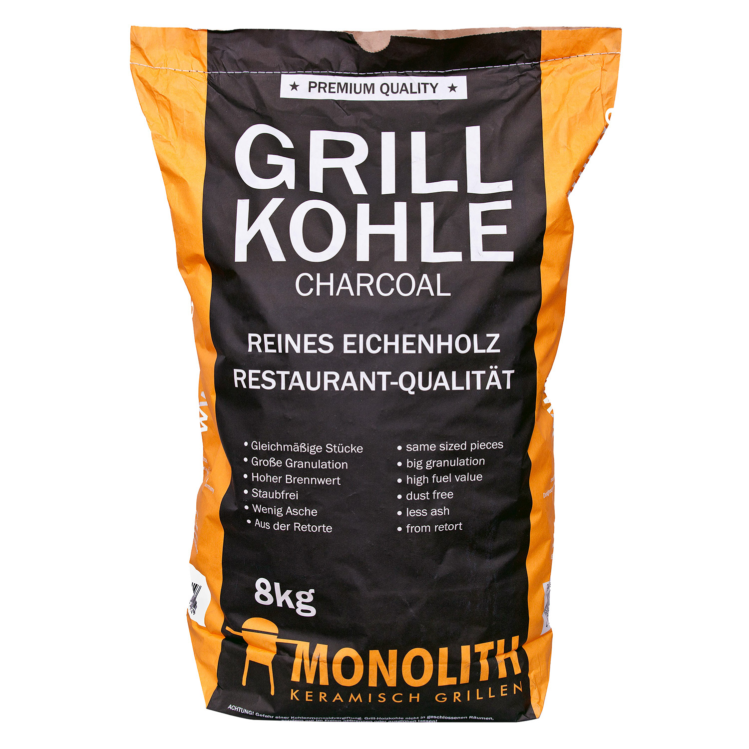 MONOLITH Grillkohle 8 kg