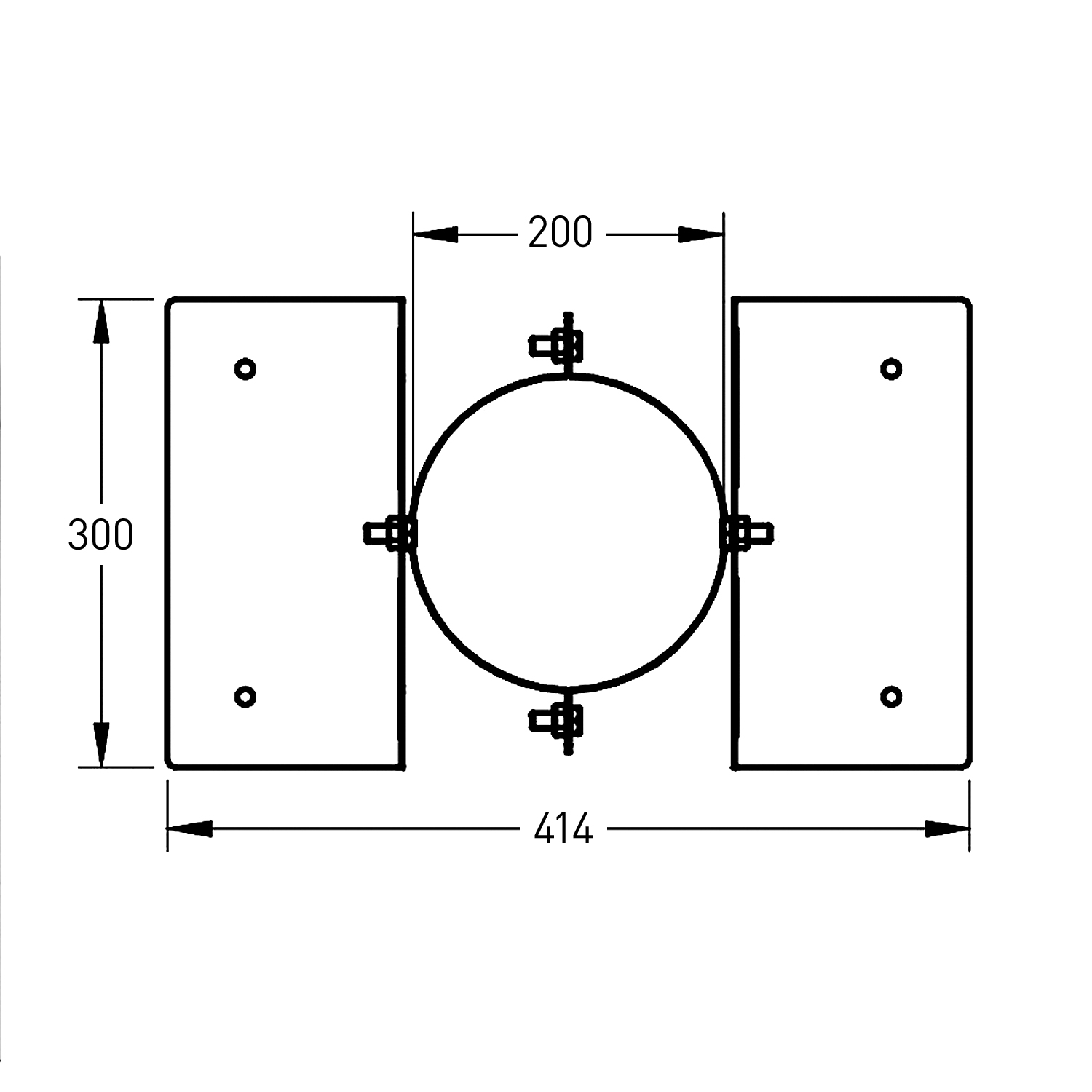 Trimline CC Sparrenbefestigung 130-200