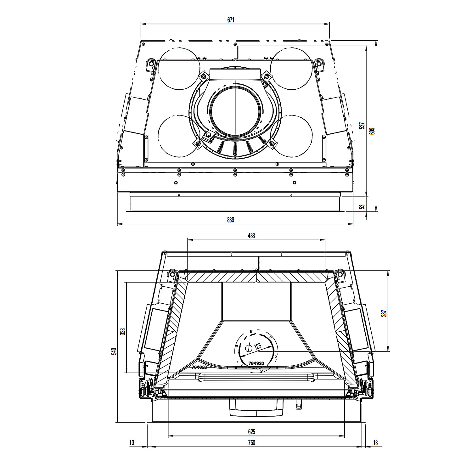 Austroflamm 75x39 S 2.0 Kamineinsatz