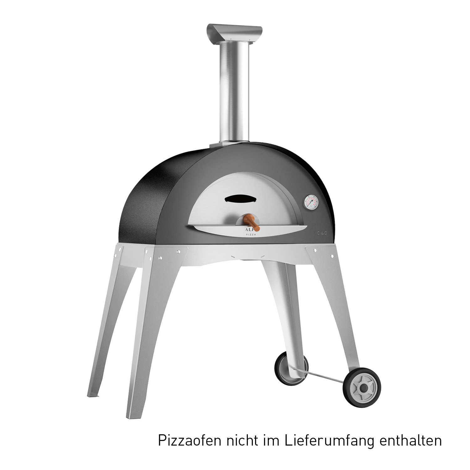 Alfa Unterbau für Pizzaofen Ciao Edelstahl