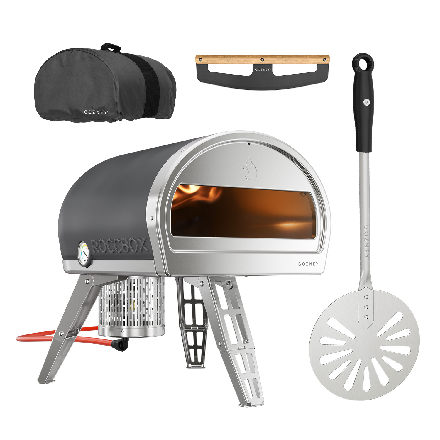 Gozney Roccbox Gas-Pizzaofen Grau Starter-Set