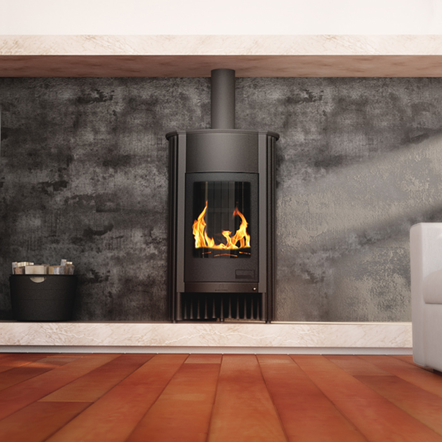 Warmluftofen Masterflamme Grande I Black