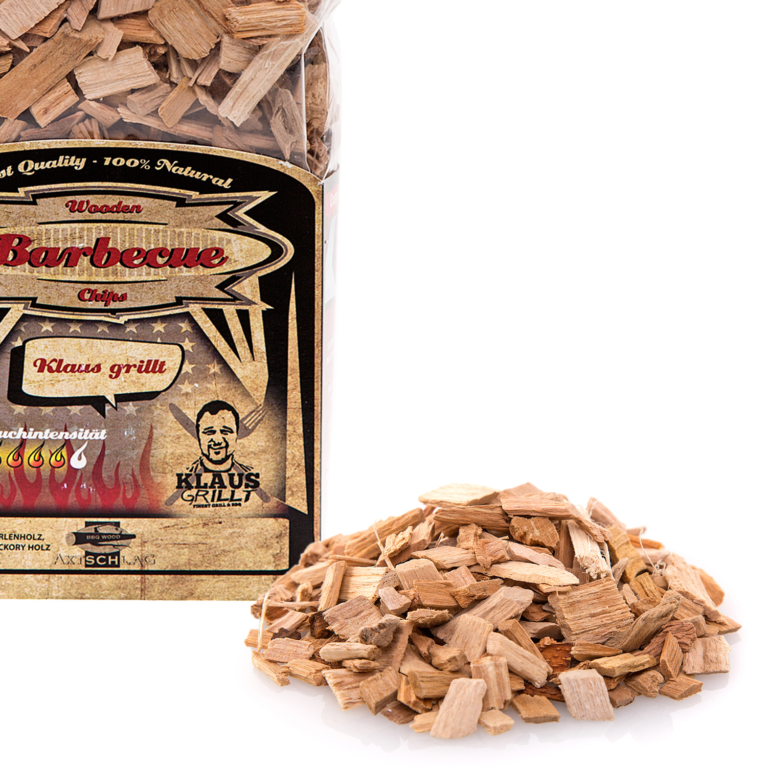 Axtschlag Wood Smoking Chips Klaus Grillt 240 g