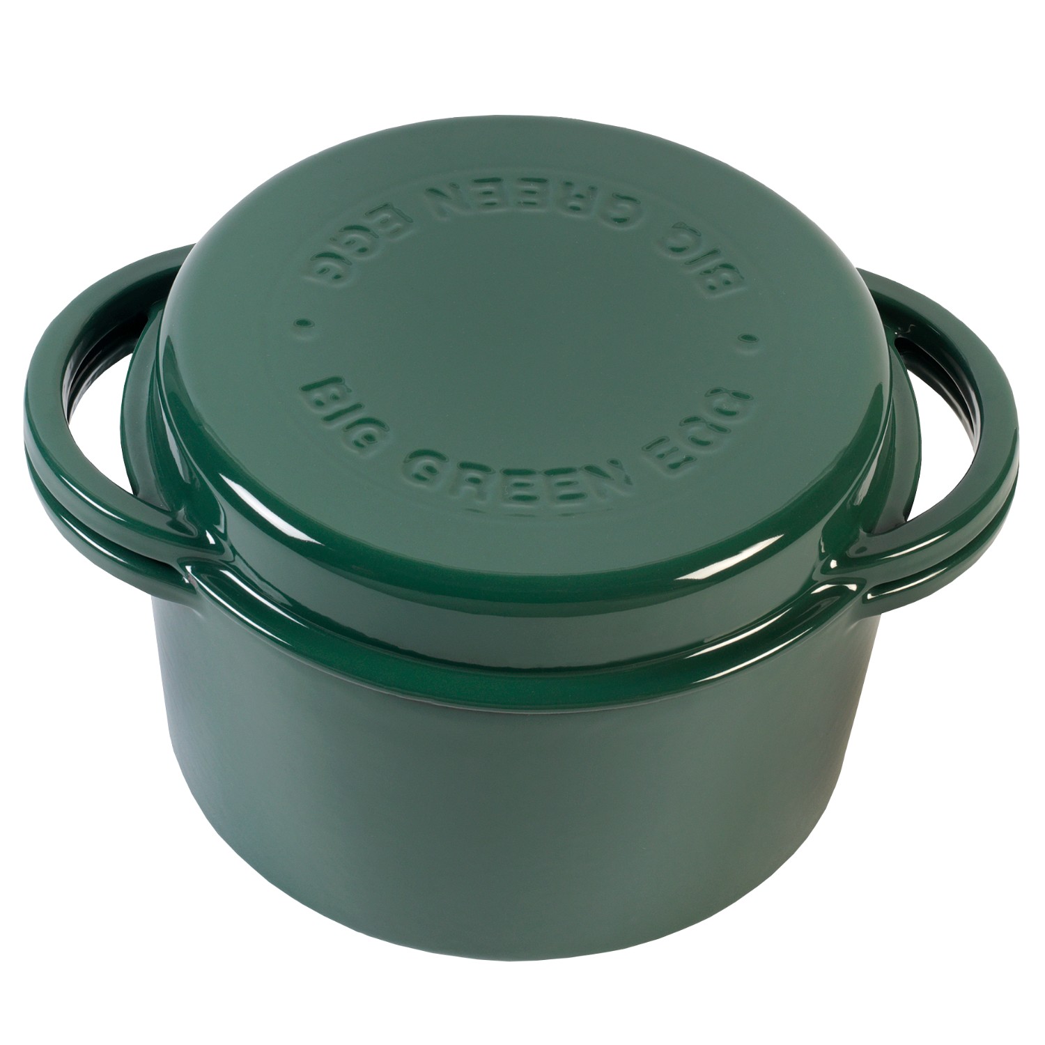 Big Green Egg Dutch Oven emailliert grün 4 l