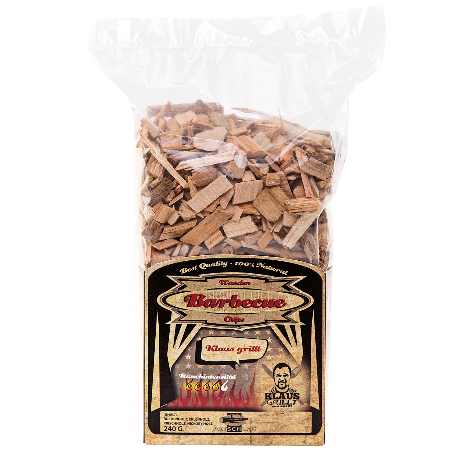 Axtschlag Wood Smoking Chips Klaus Grillt 240 g