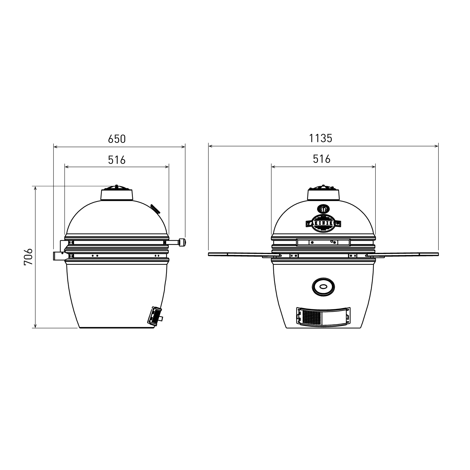 Yakiniku Keramik Grill Kamado M 16"