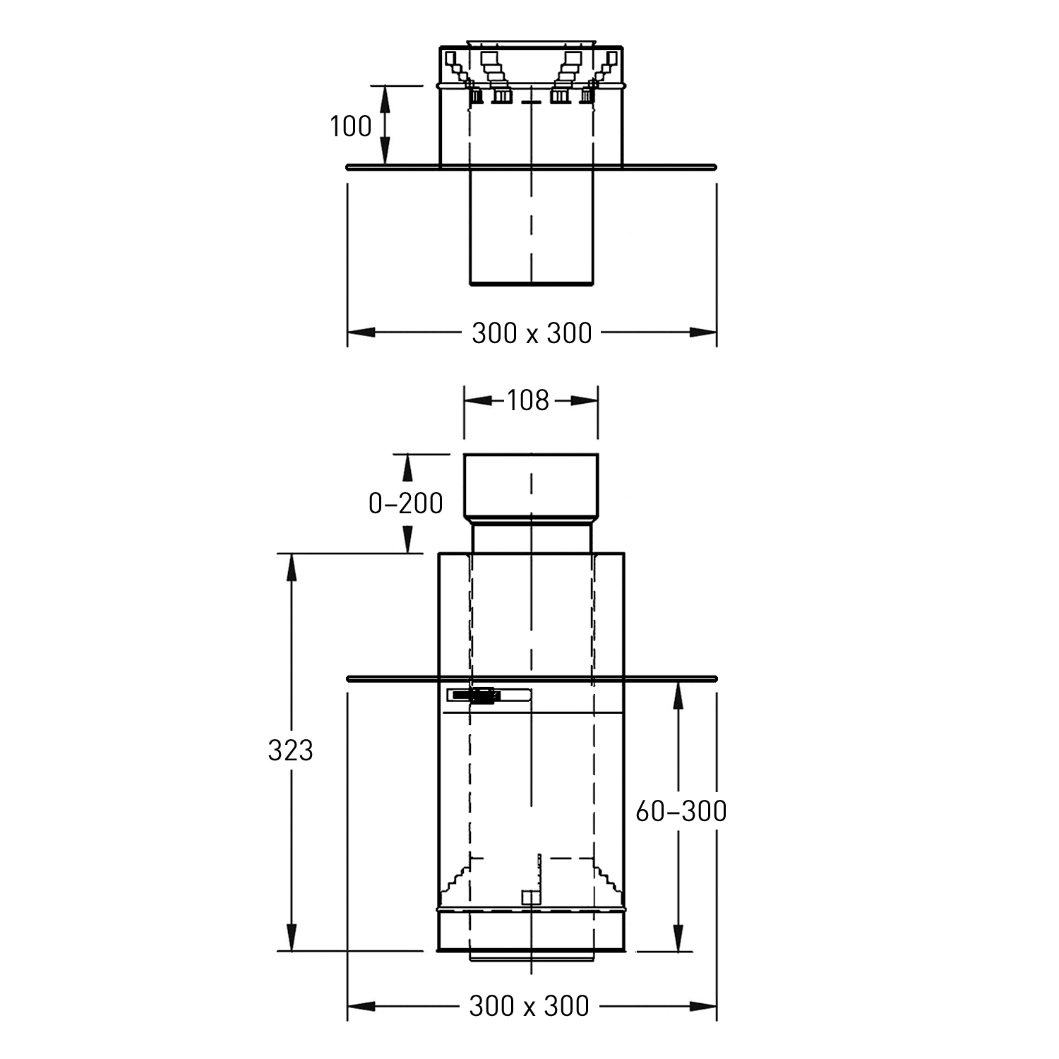 Trimline CC Sanierungsset komplett 100-150