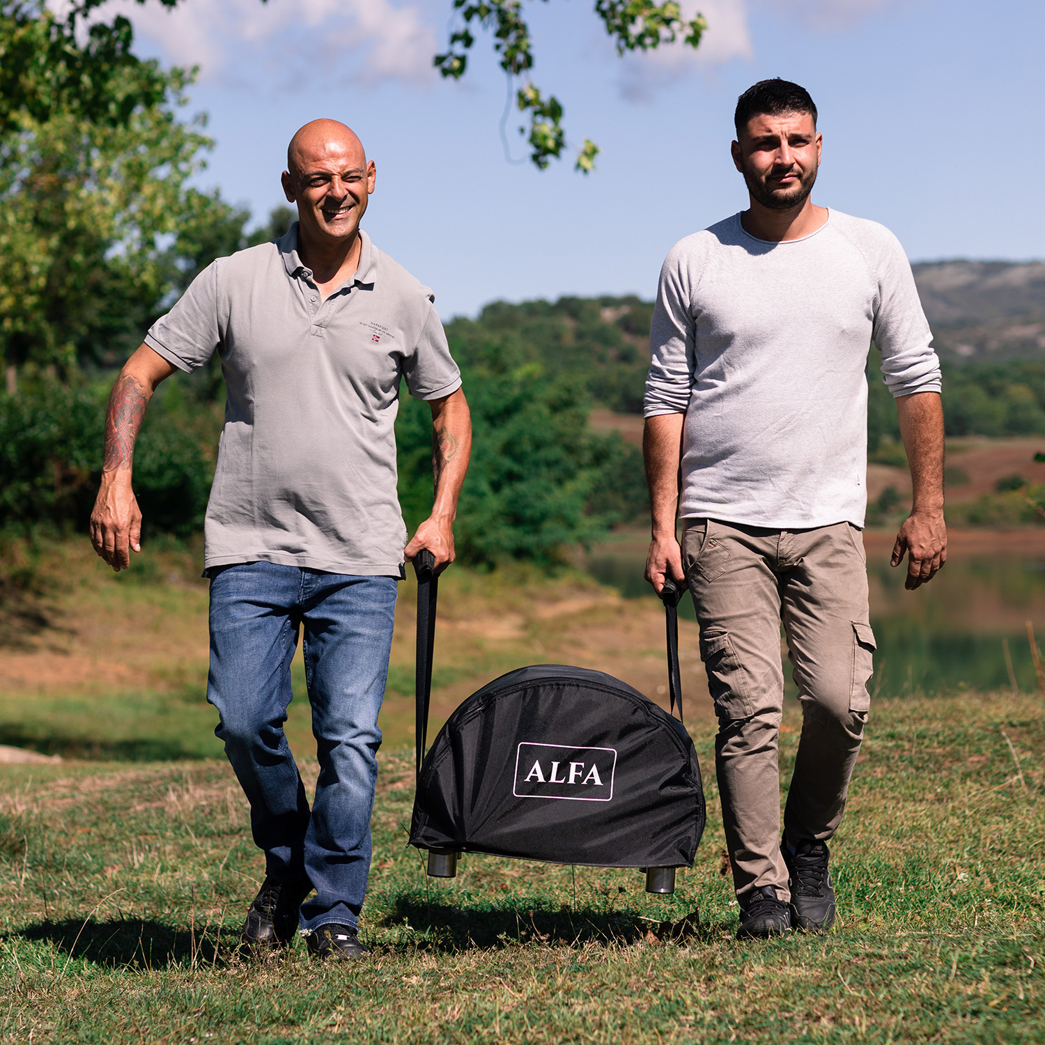 Alfa Abdeckhaube und Tragetasche für Portable