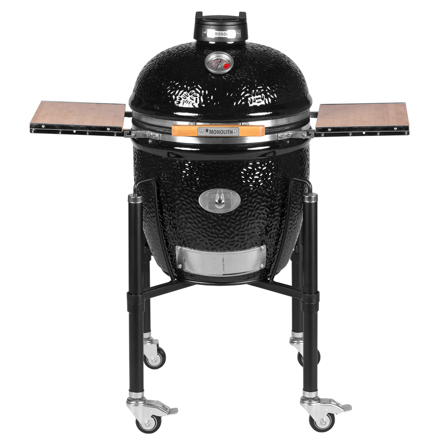 MONOLITH CLASSIC Keramikgrill PRO-Serie 2.0 Schwarz inkl. Gestell und Zubehör