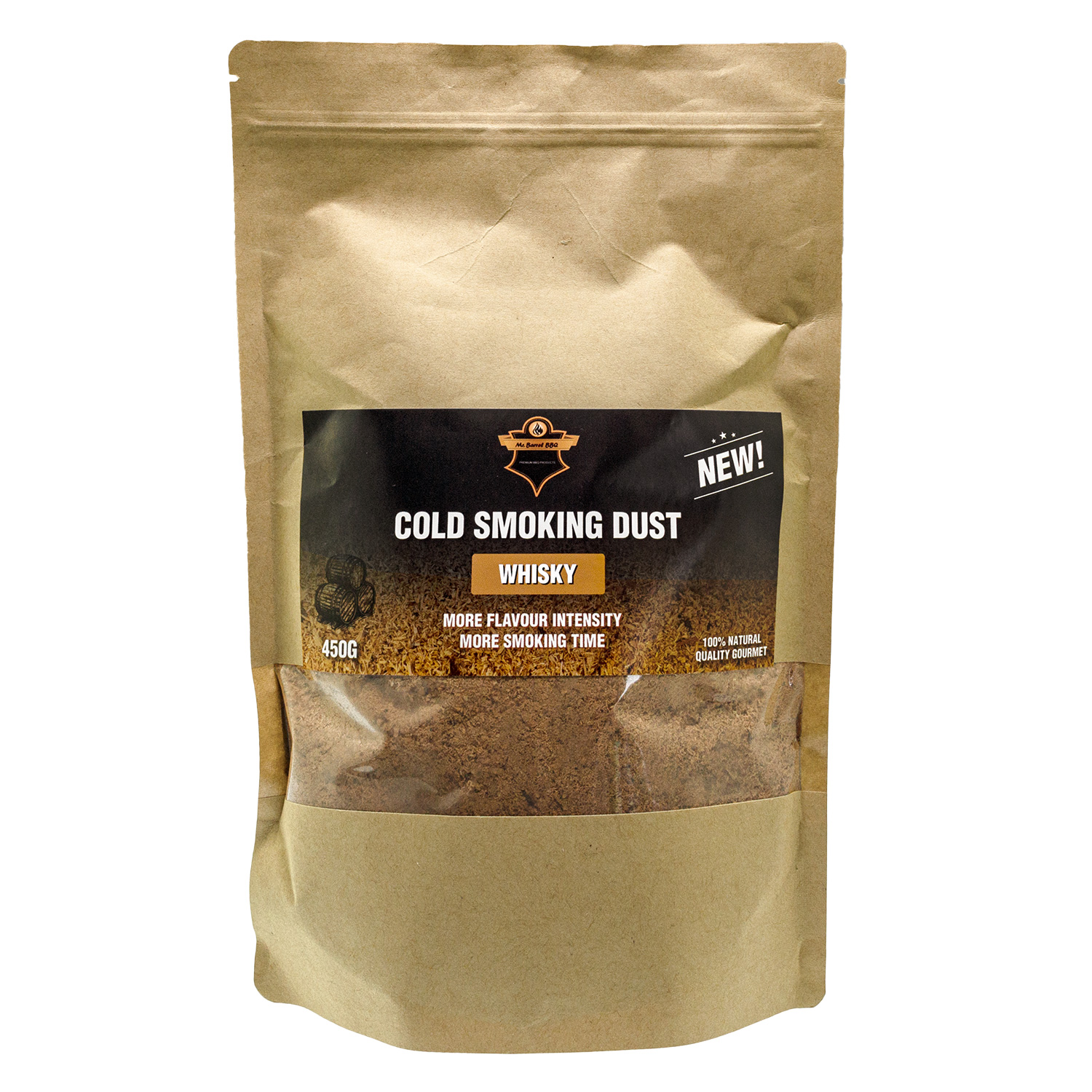 Mr. Barrel BBQ Smoking Dust Whiskey, 450 g