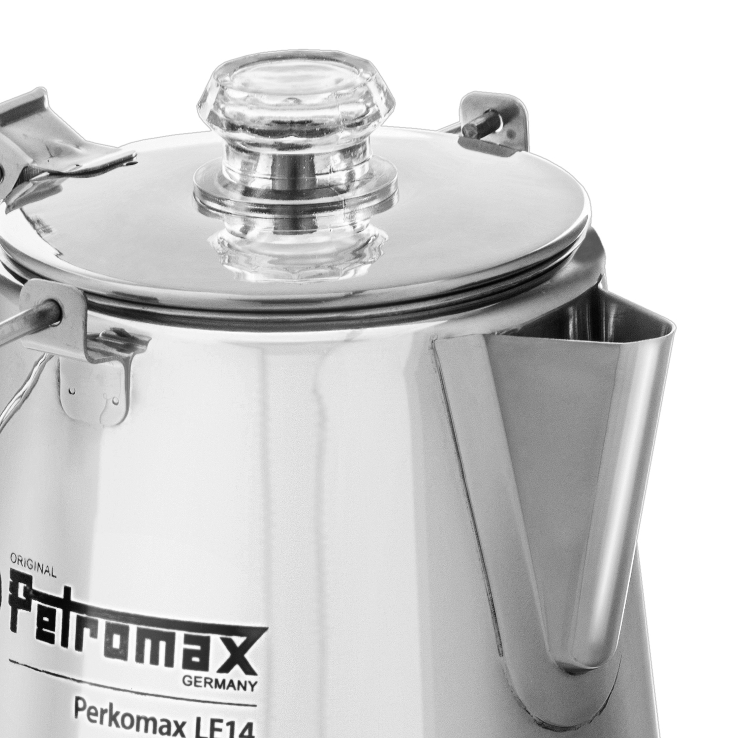 Petromax Perkolator Perkomax Edelstahl le14