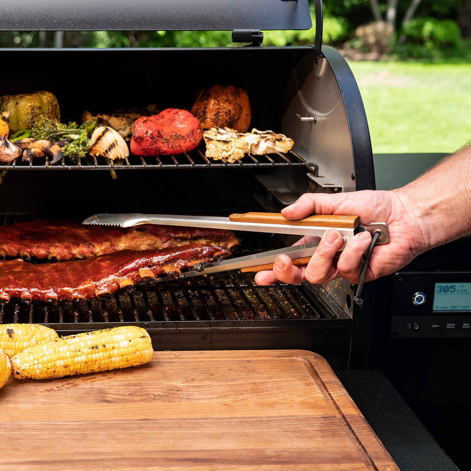 Traeger Grillzange aus Edelstahl