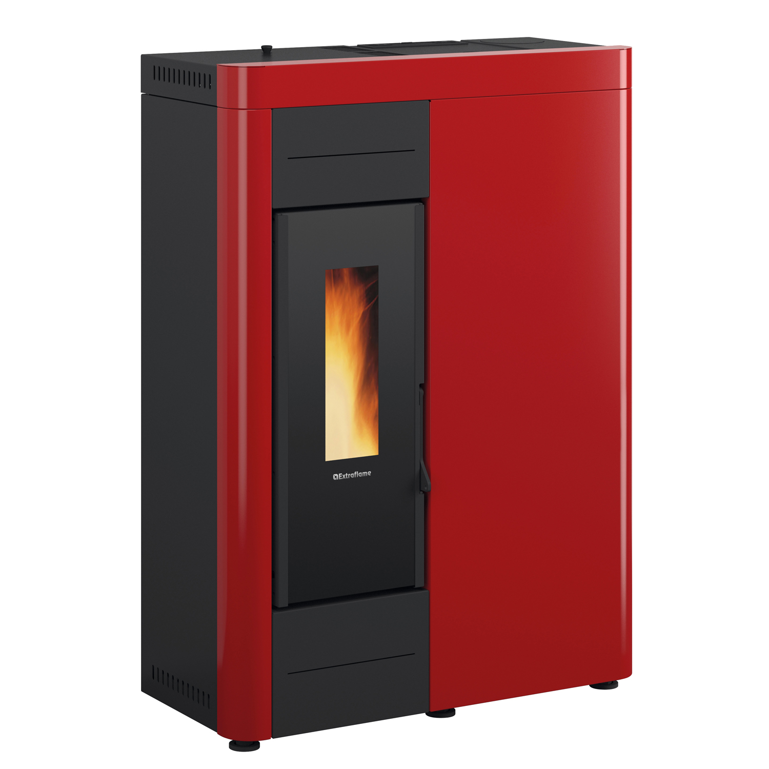 Extraflame Virna Idro wasserführender Pelletofen Bordeaux