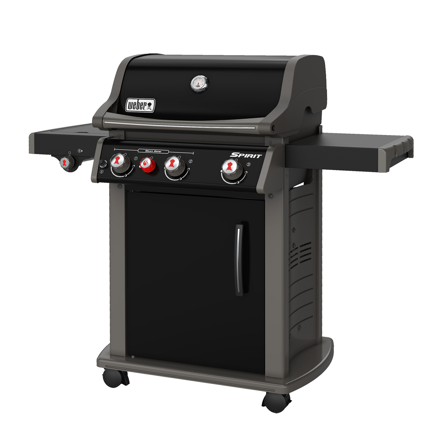 Weber Spirit Original E-330 GBS Gas-Grillstation Schwarz + Premium-Abdeckhaube