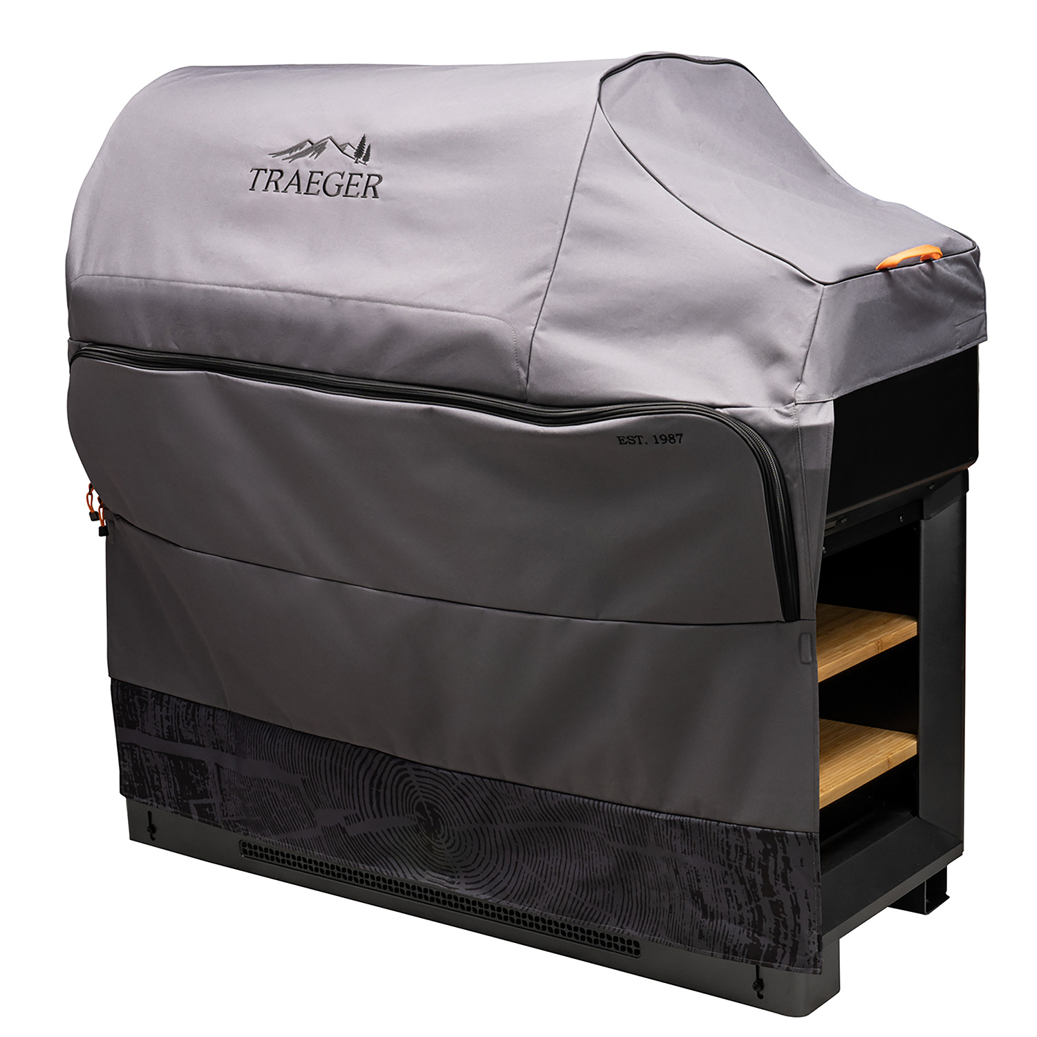 Traeger Abdeckhaube für Timberline XL eingebaut