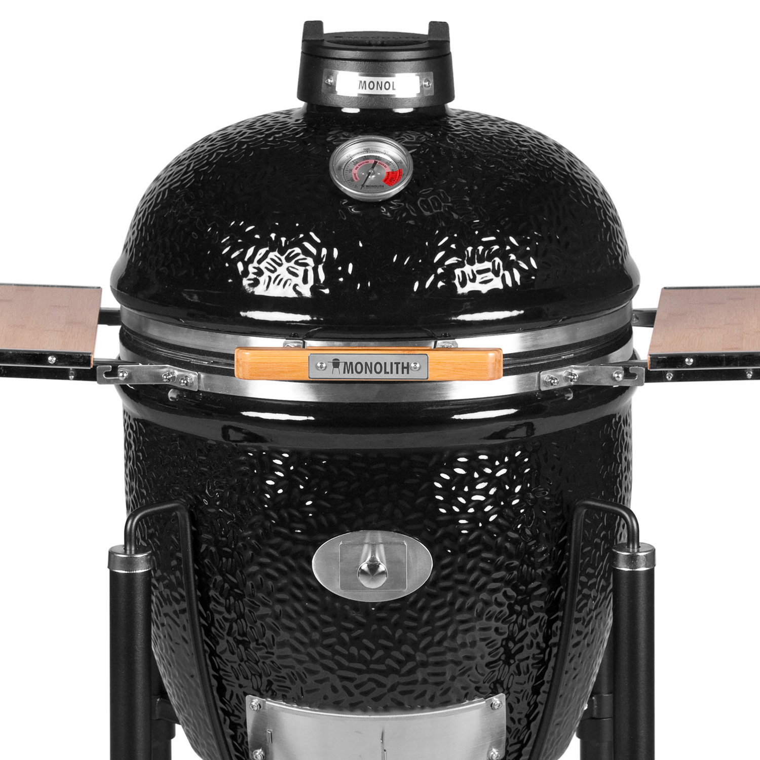 MONOLITH CLASSIC Keramikgrill PRO-Serie 2.0 Schwarz inkl. Gestell und Zubehör