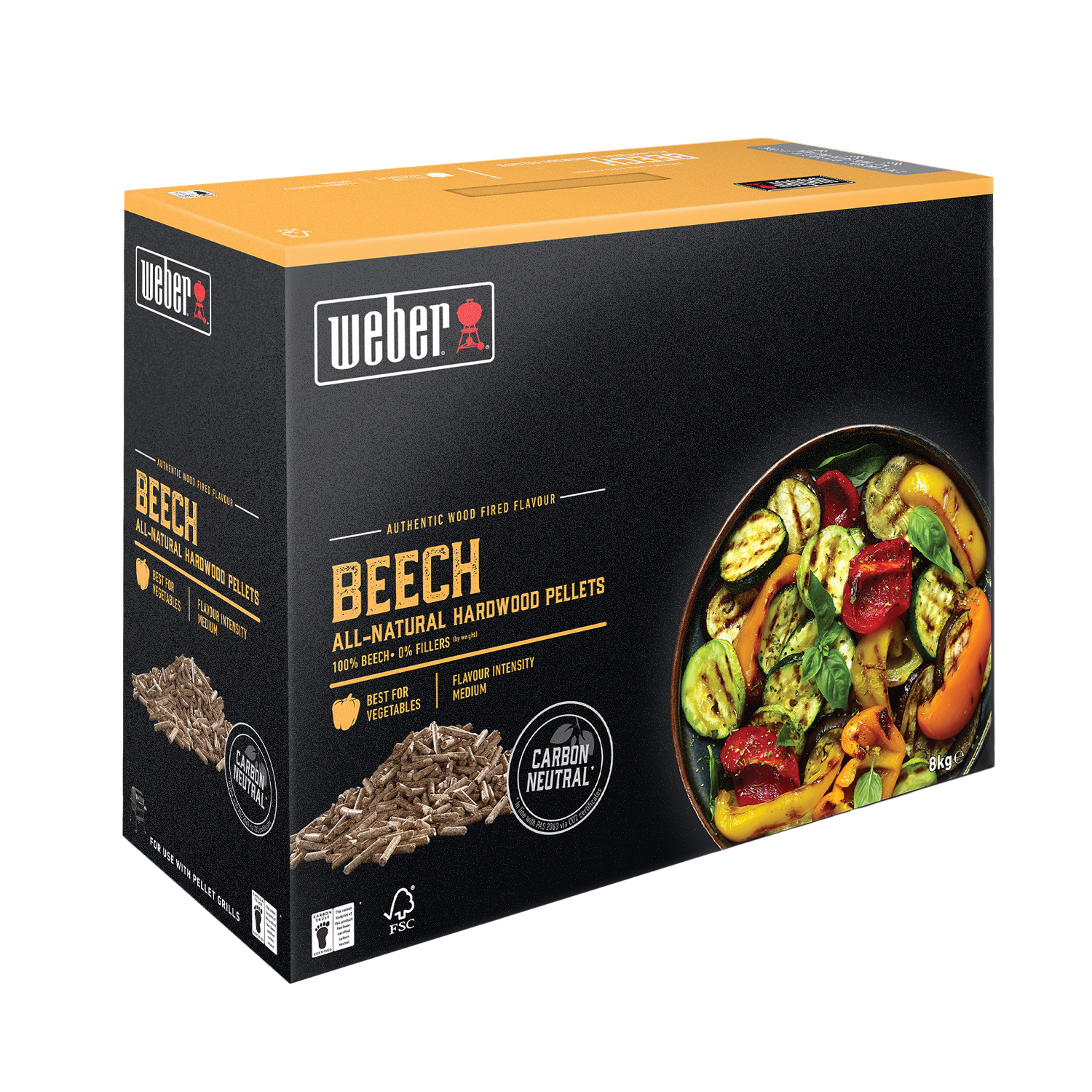 Weber SmokeFire-Hartholzpellets Buche 8 kg