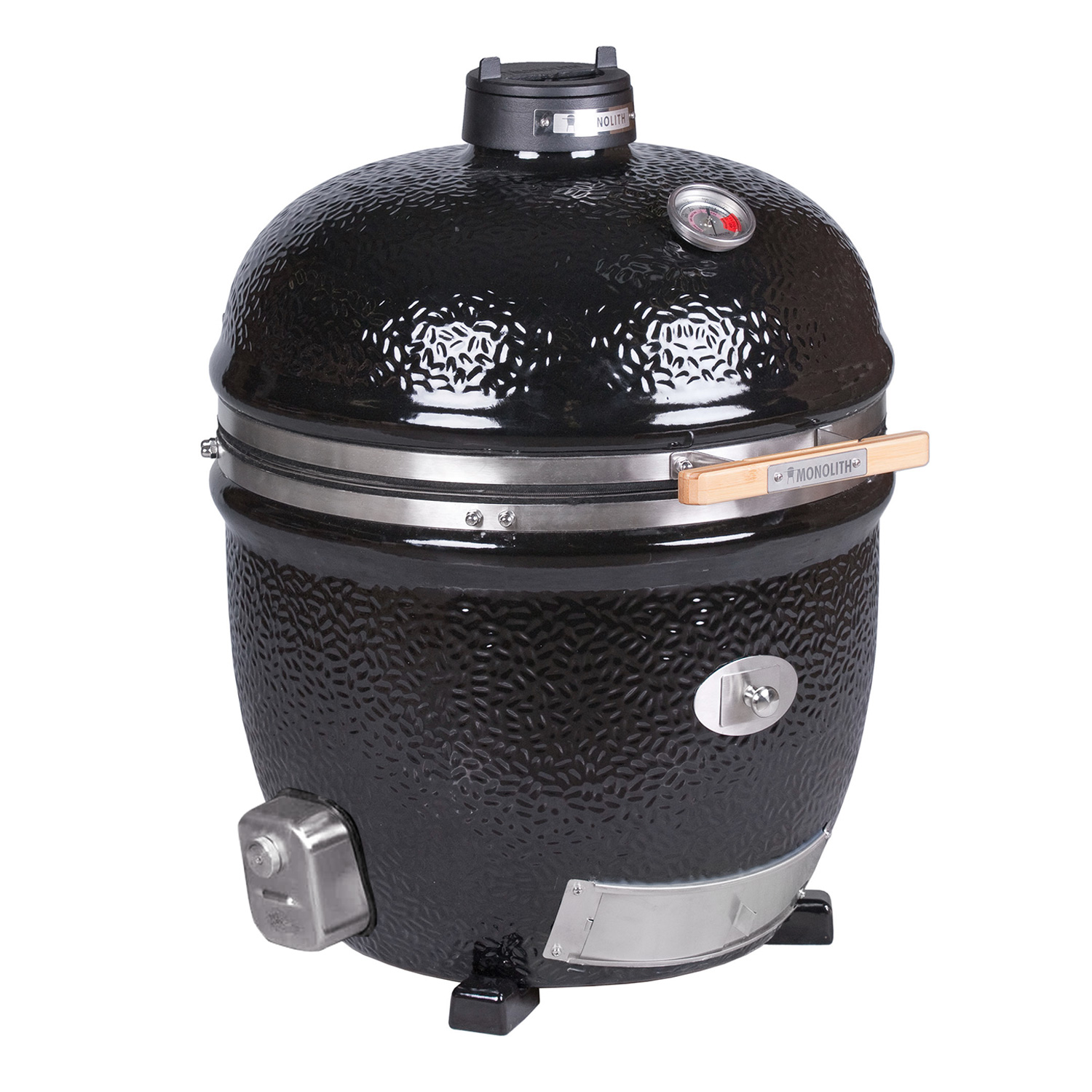 MONOLITH LeCHEF BBQ GURU Keramikgrill PRO-Serie 2.0 Schwarz