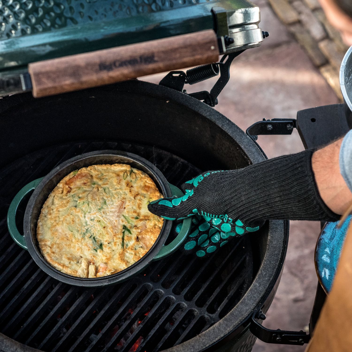 Big Green Egg EGGmitt Grillhandschuh aus Aramid und Silikon