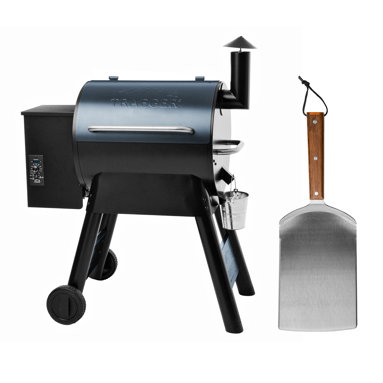 Traeger PRO SERIES 22 Pelletgrill inkl. XXL Fleisch- und Fischwender rechteckig